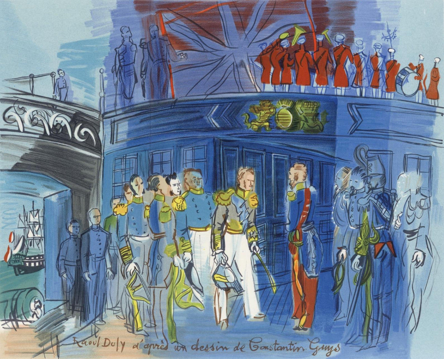 Raoul Dufy, Le Prince De Joinville, Lettre Mon Peintre Raoul Dufy, Lithograph