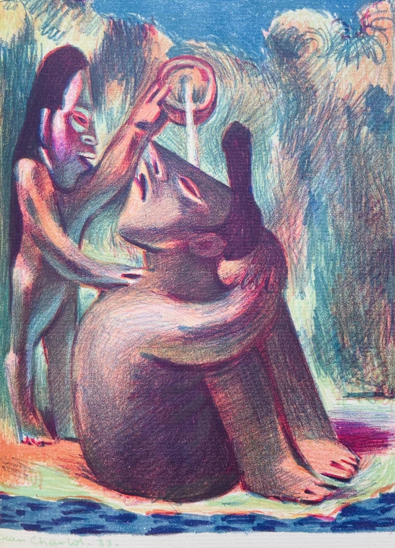Jean Charlot, Composition, Lithograph