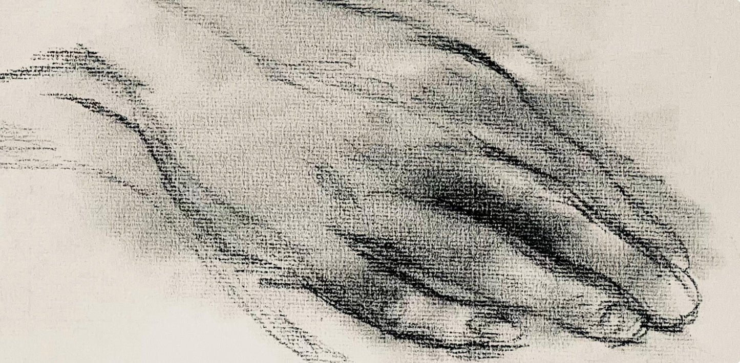 Ian Hornak, Renaissance Hand Study, 1963, Original Drawing
