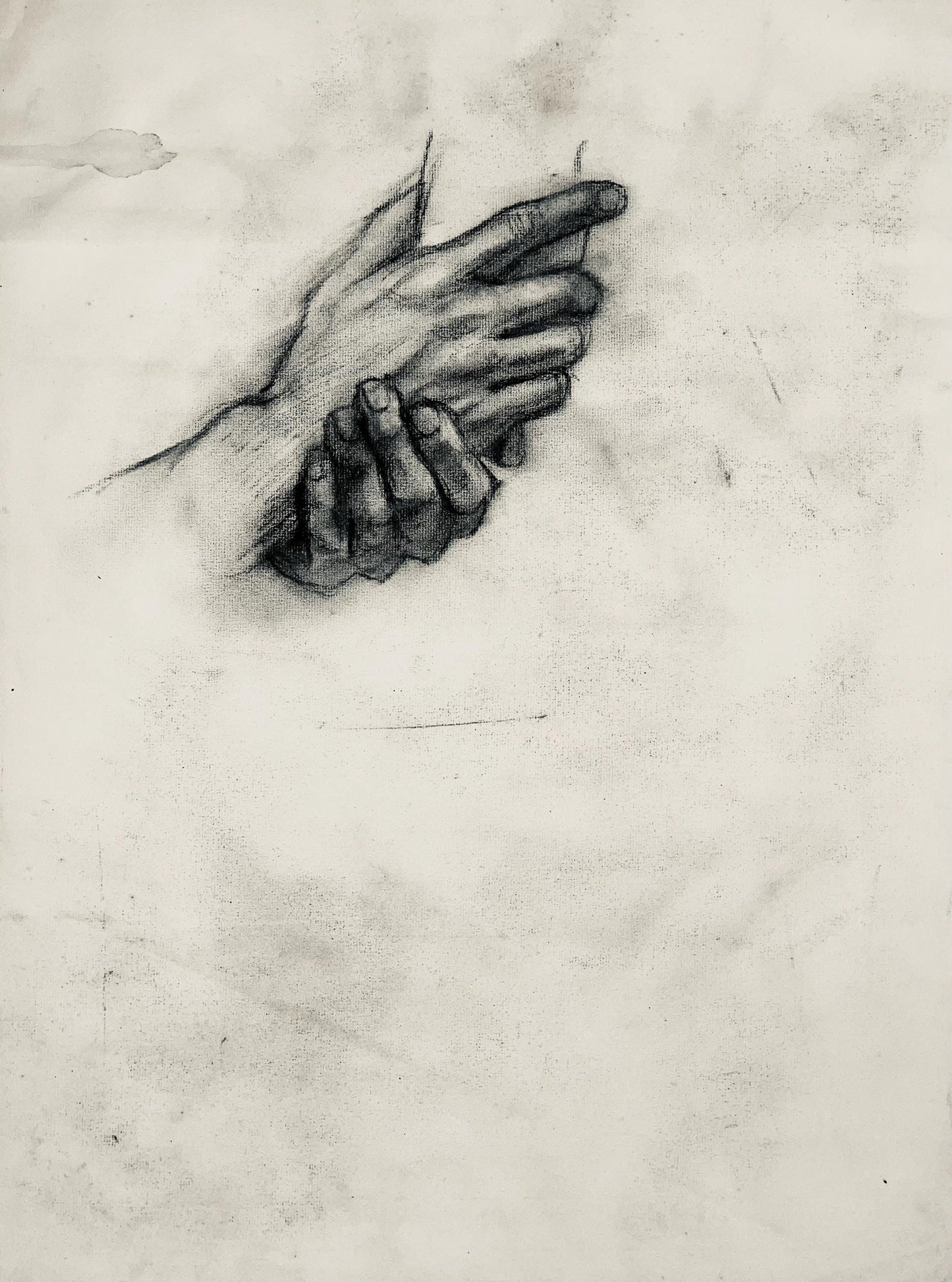 Ian Hornak, Renaissance Hand Study, 1963, Original Drawing