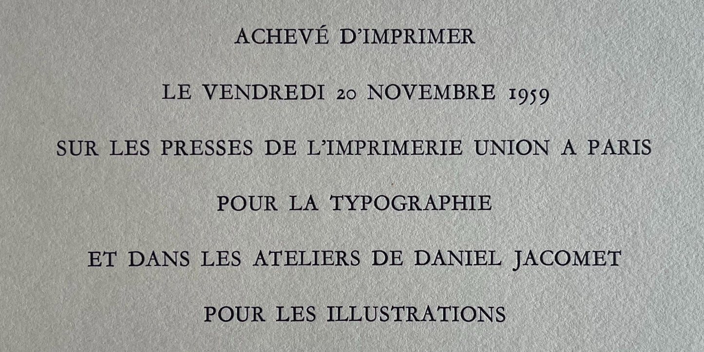 Jean Lurat, Le Cancer (Cancer), Les Signes Du Zodiaque, Lithograph