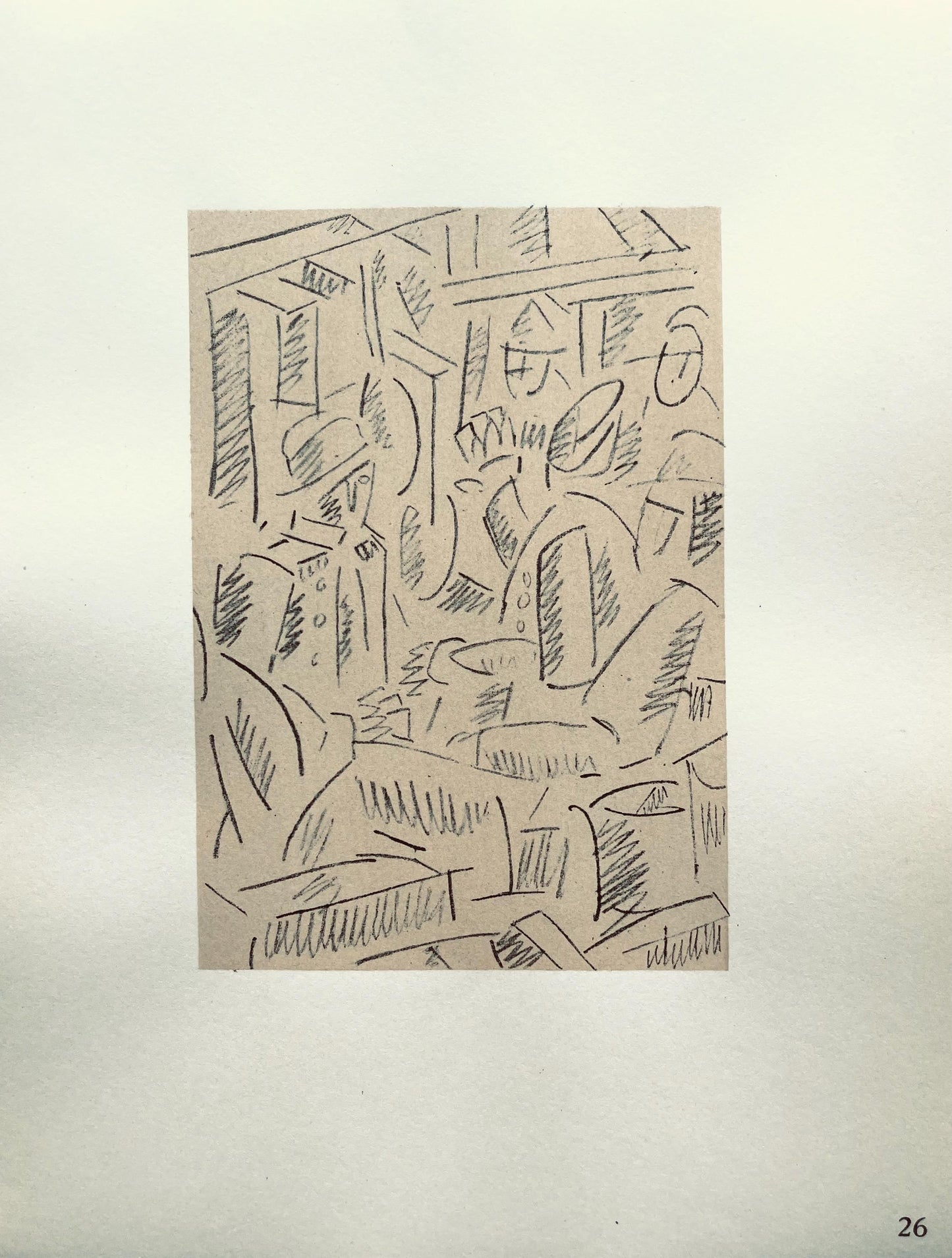 Fernand Lger, Soldats Jouant Aux Cartes, Fernand Lger, Dessins De Guerre, Lithograph