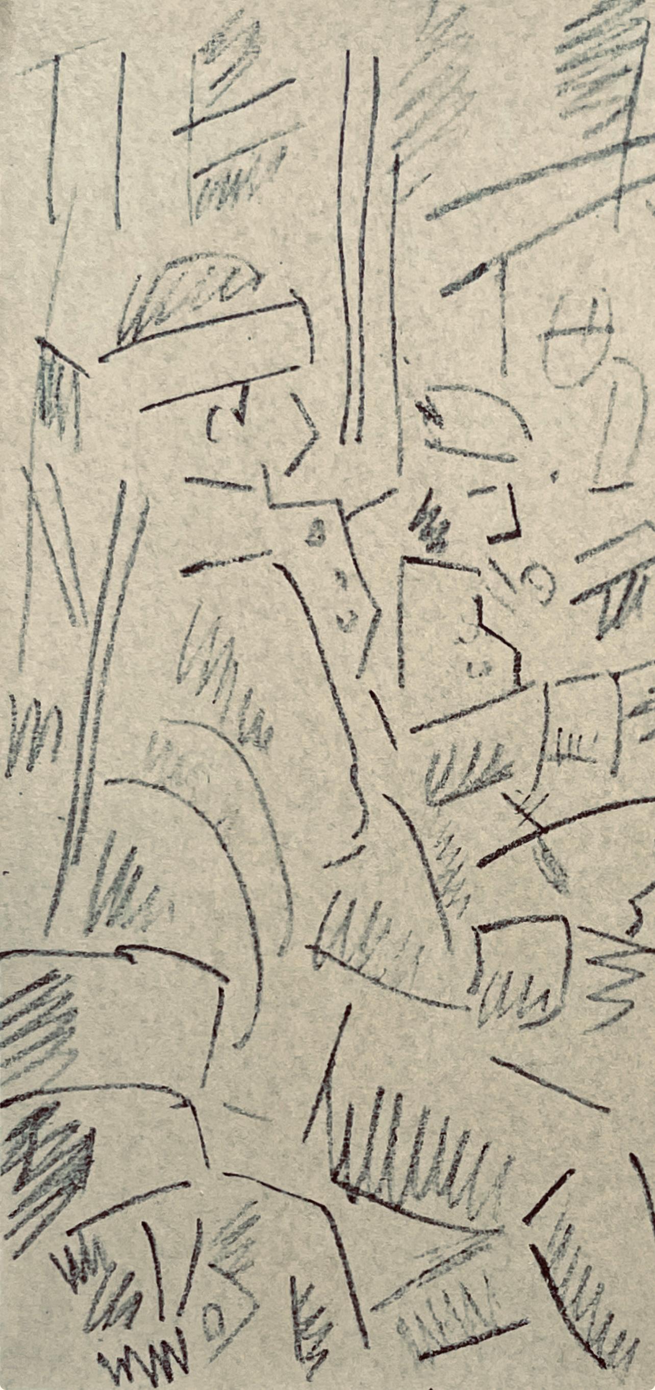 Fernand Lger, Dans L'Hpital, Fernand Lger, Dessins De Guerre, Lithograph
