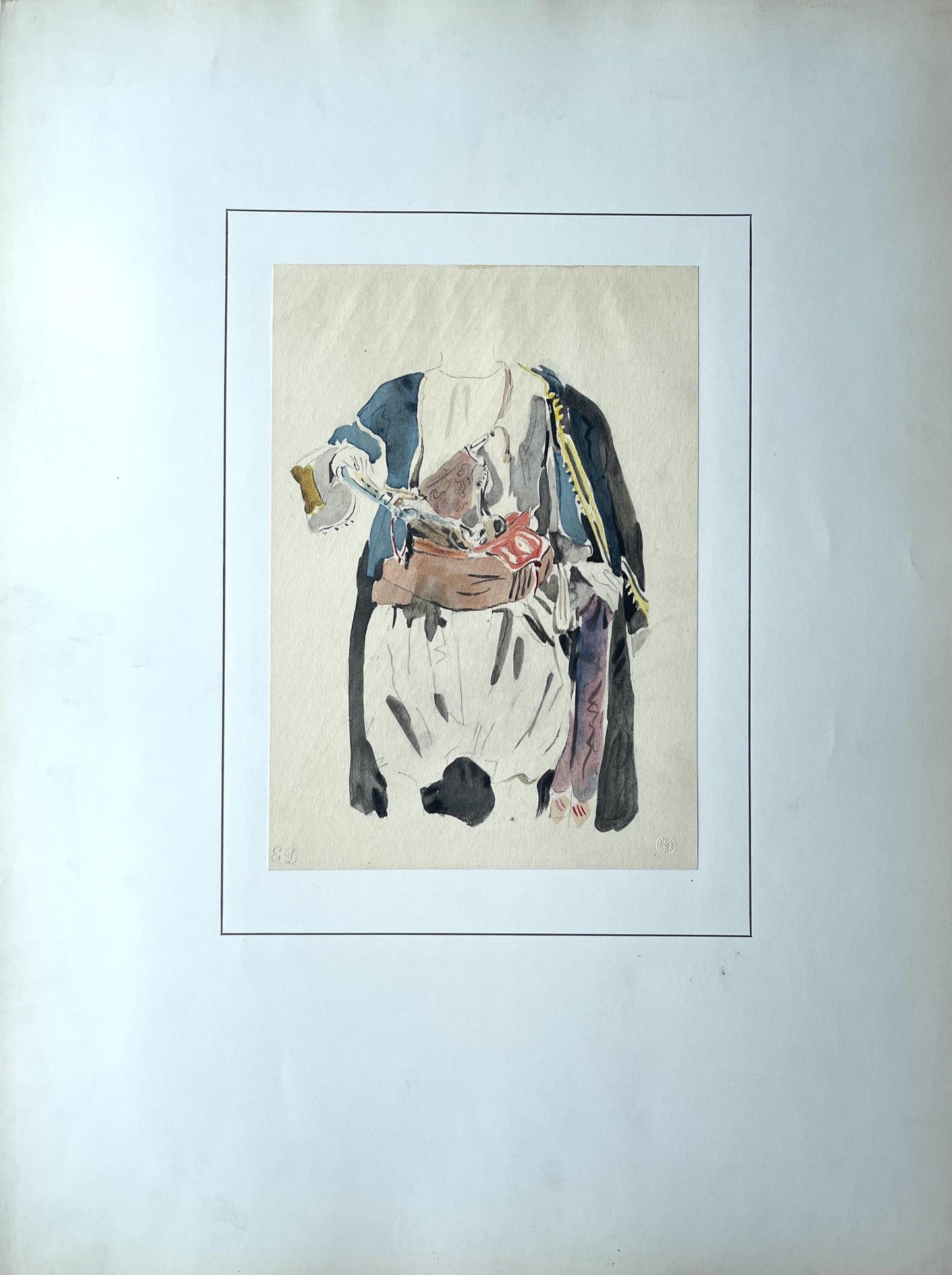 Eugne Delacroix, Composition, Trente Et Un Dessins Et Aquarelles Du Maroc, Lithograph