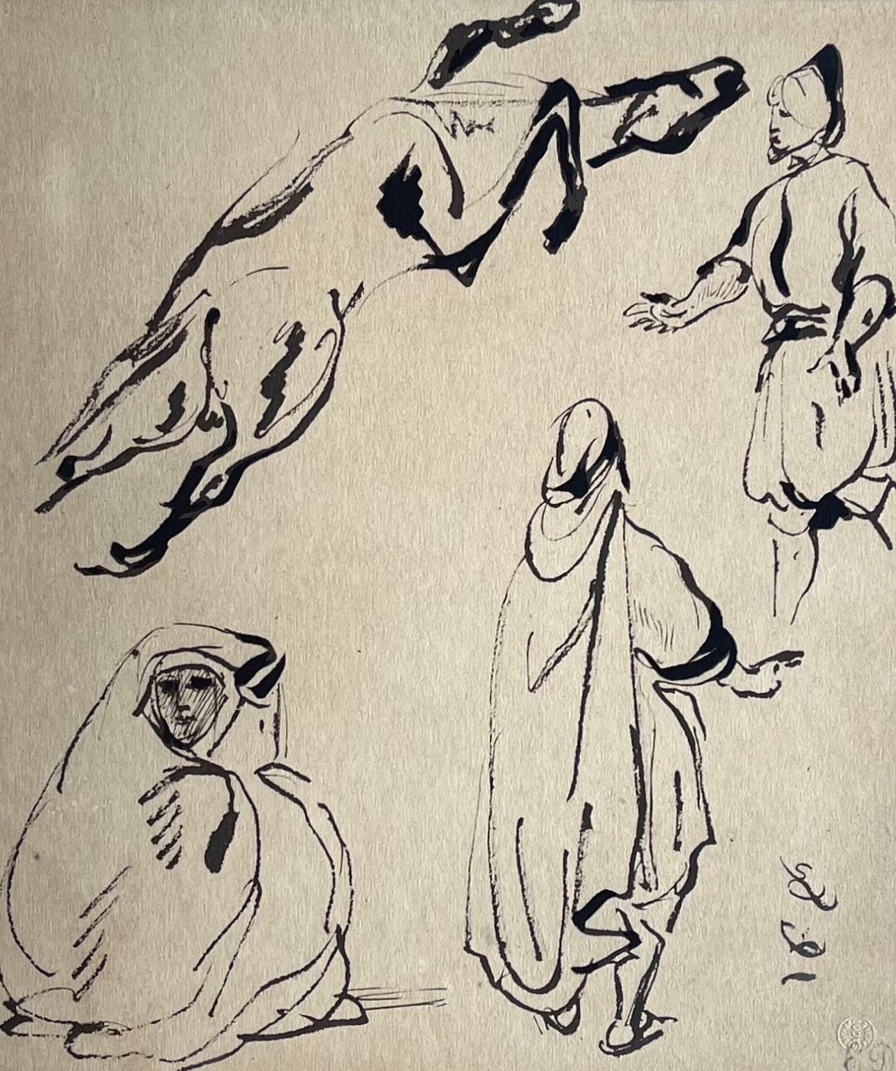 Eugne Delacroix, Composition, Trente Et Un Dessins Et Aquarelles Du Maroc, Lithograph