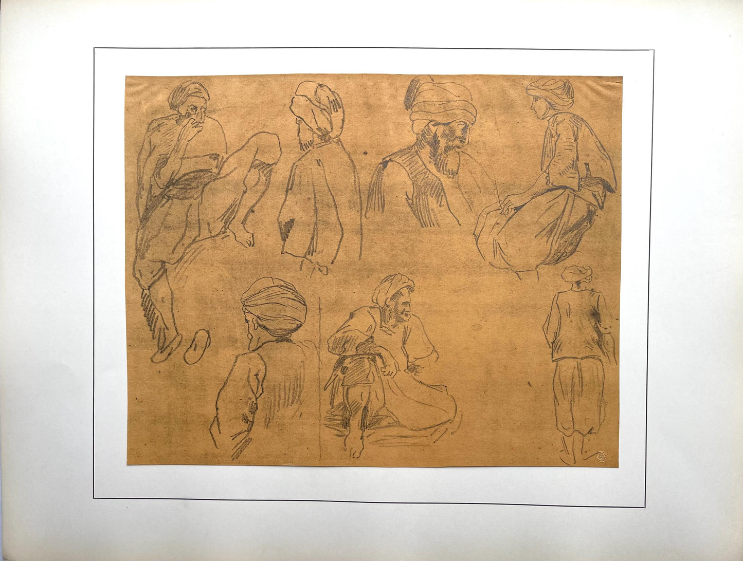 Eugne Delacroix, Composition, Trente Et Un Dessins Et Aquarelles Du Maroc, Lithograph
