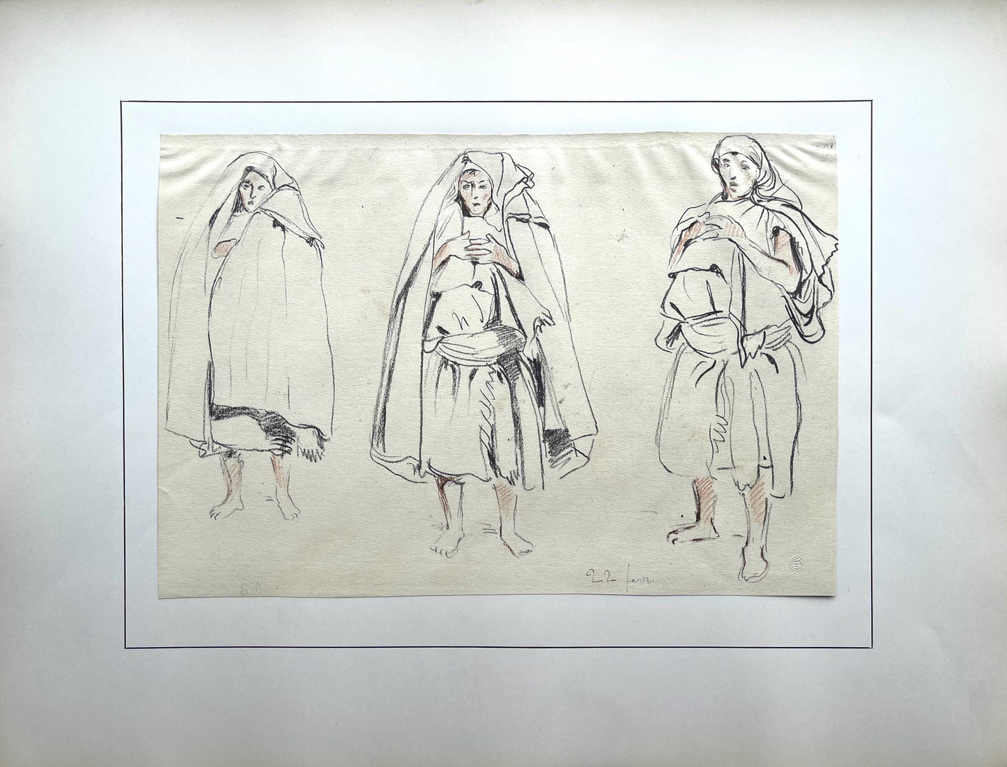 Eugne Delacroix, Composition, Trente Et Un Dessins Et Aquarelles Du Maroc, Lithograph
