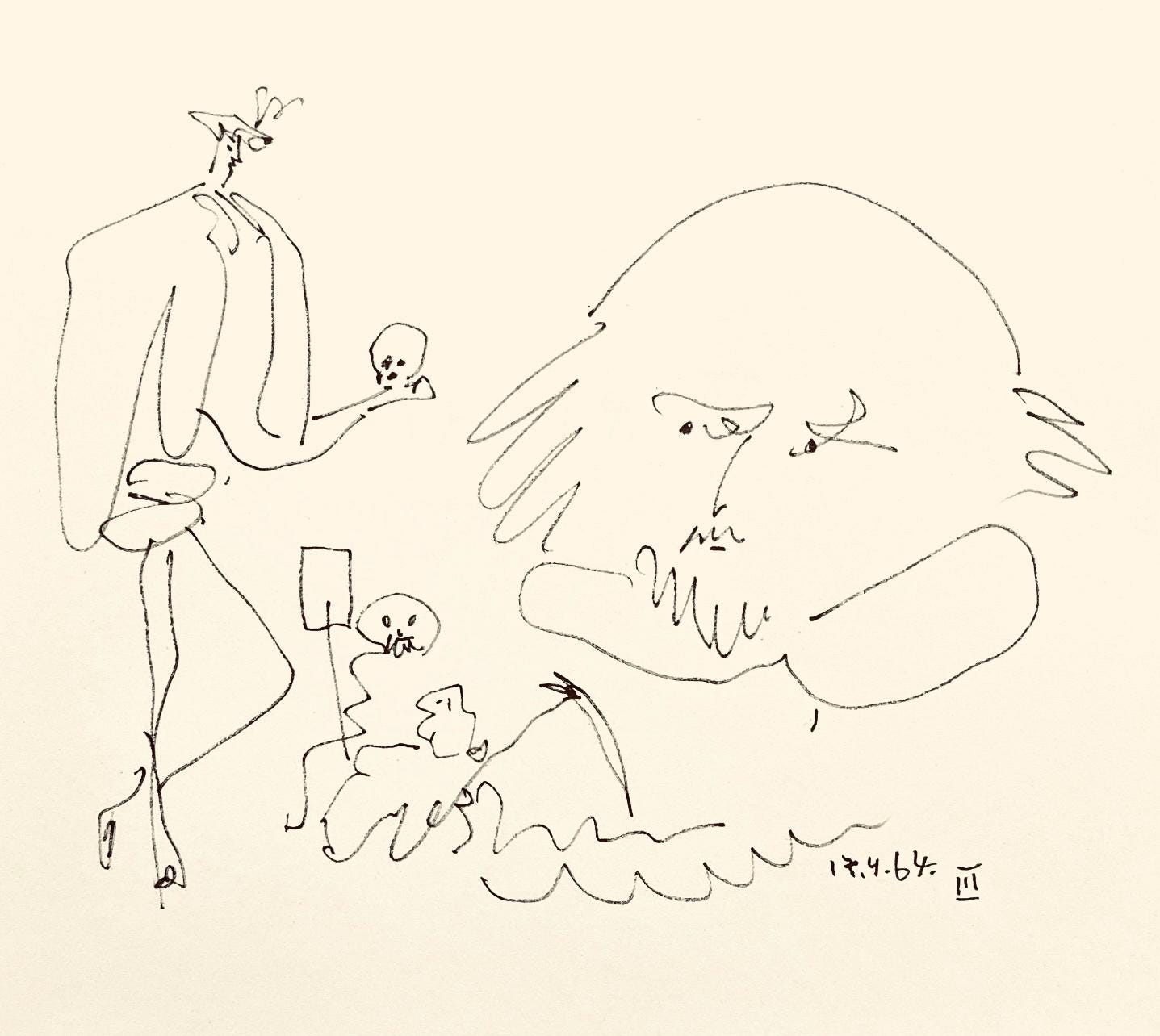 Pablo Picasso, Shakespeare Iii (Bloch 1197), Picasso-Aragon Shakespeare, Lithograph