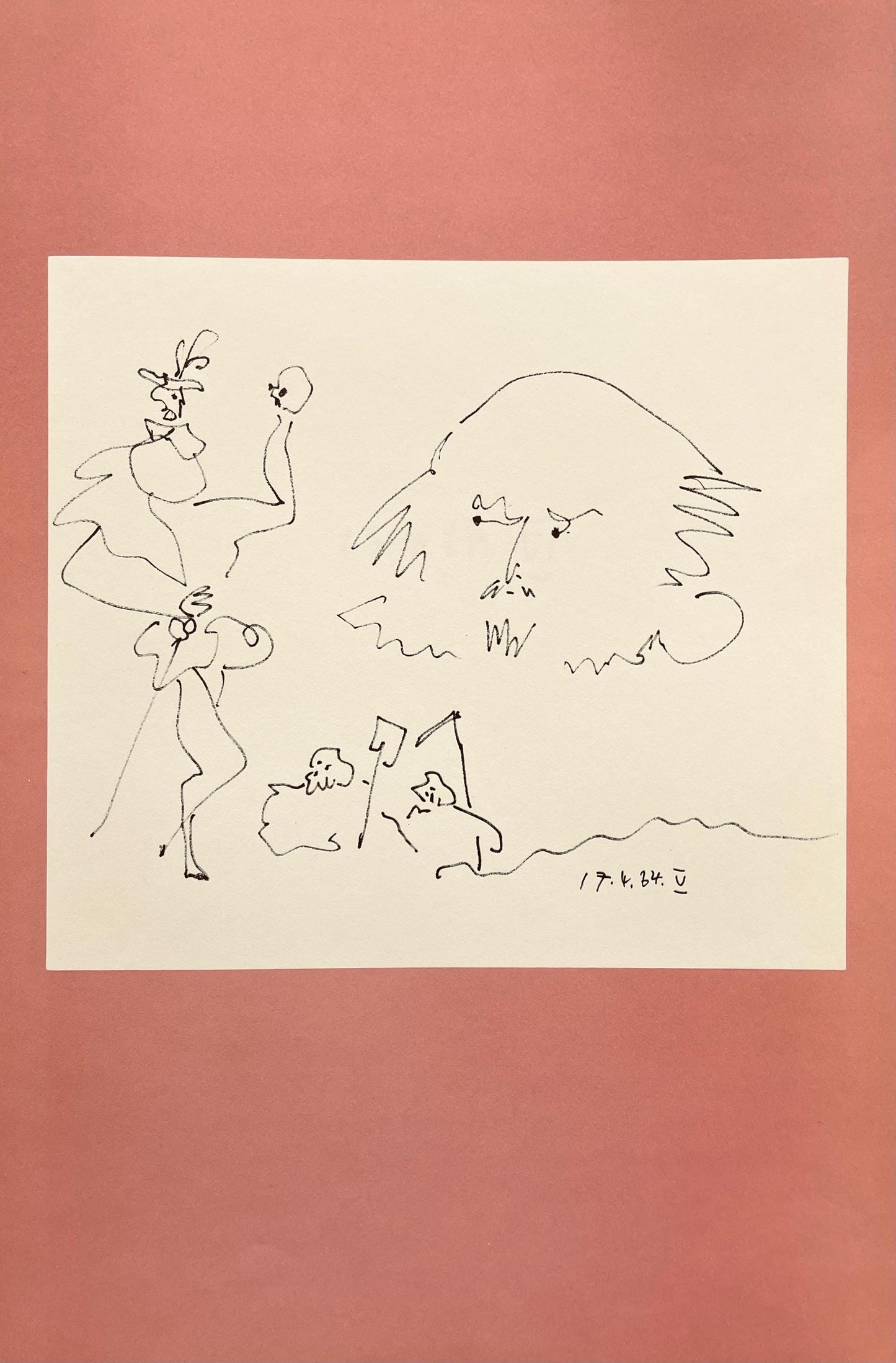 Pablo Picasso, Shakespeare V (Bloch 1197), Picasso-Aragon Shakespeare, Lithograph