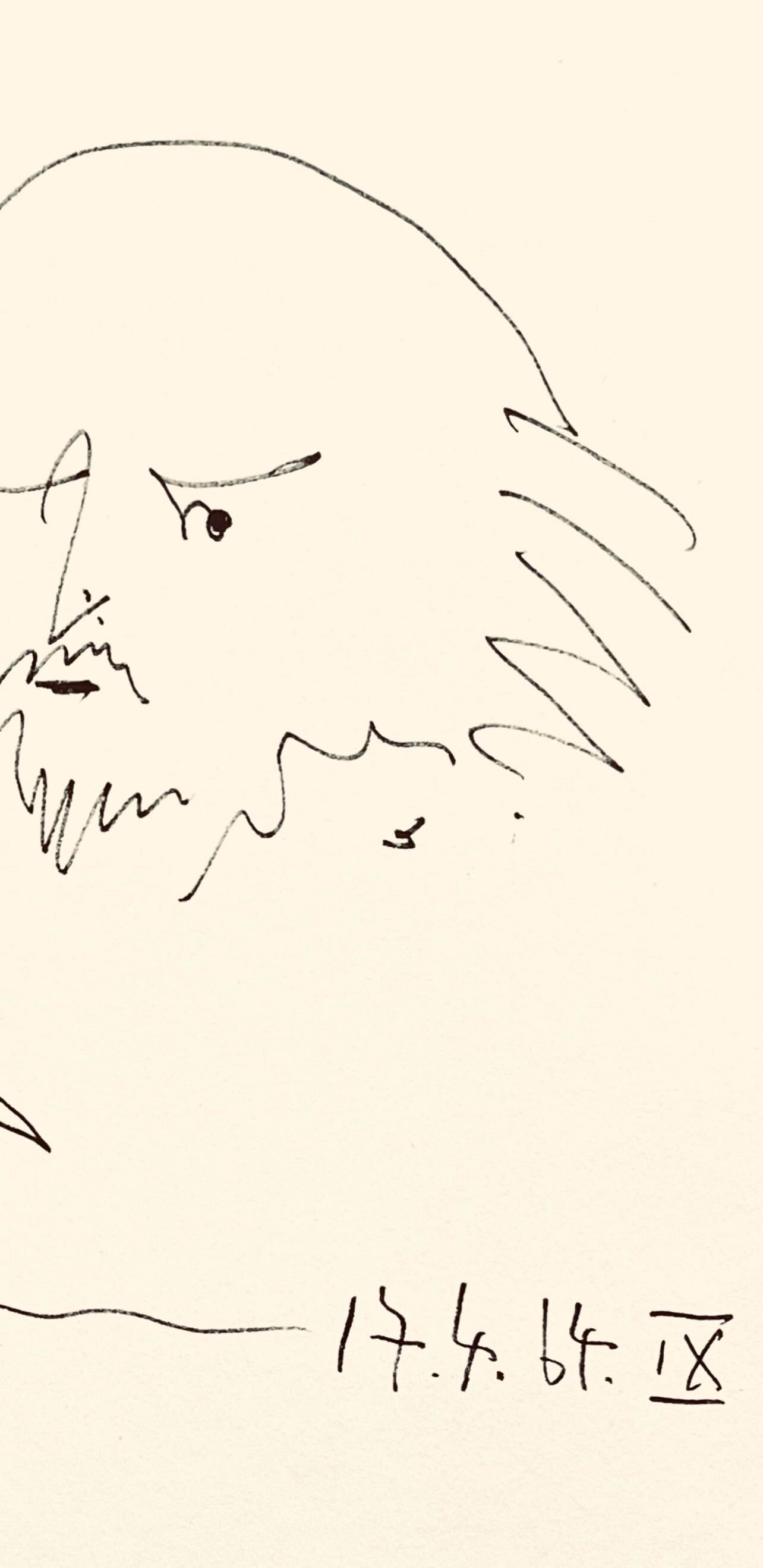 Pablo Picasso, Shakespeare Ix (Bloch 1197), Picasso-Aragon Shakespeare, Lithograph