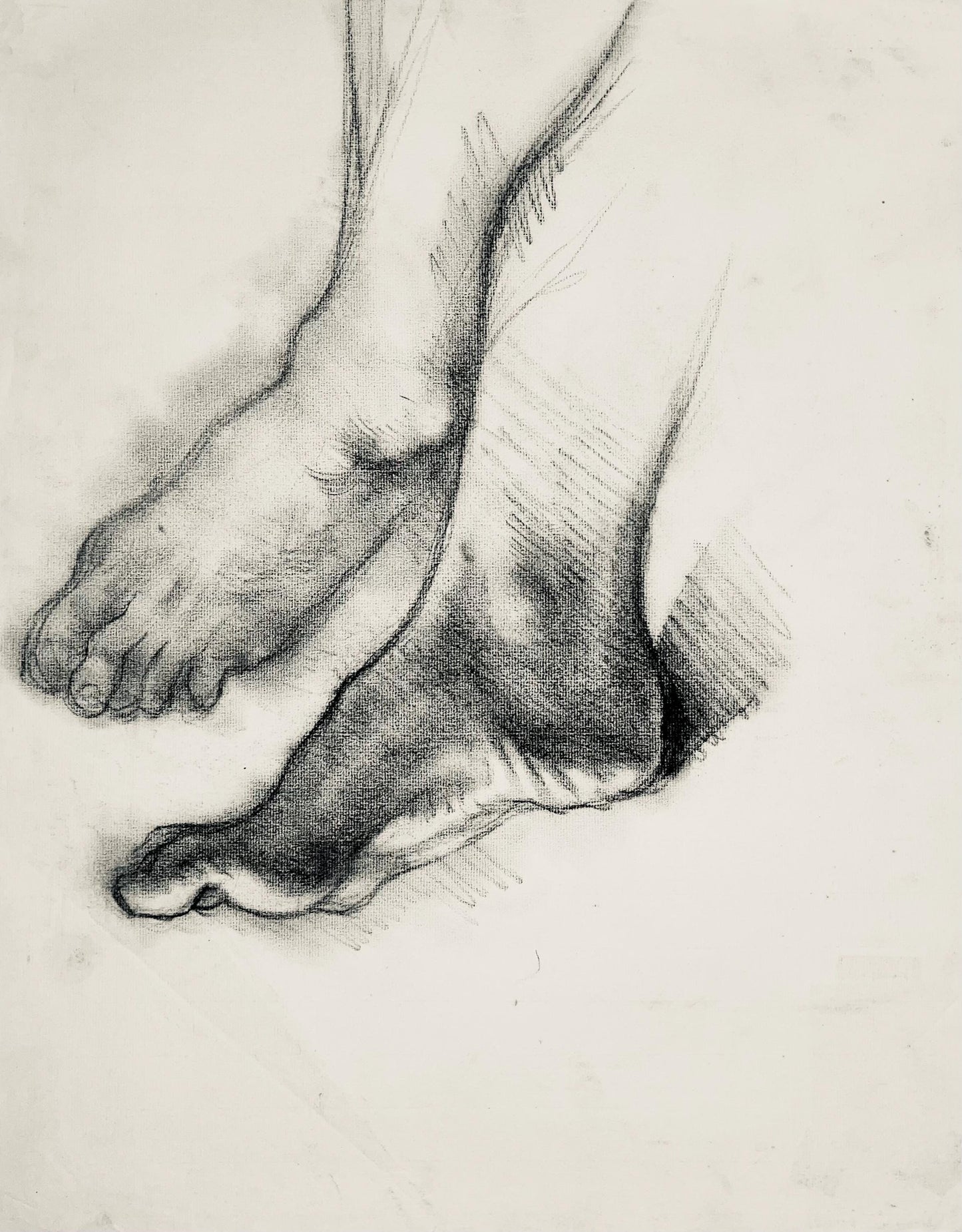 Ian Hornak, Renaissance Foot Study, 1963, Original Drawing