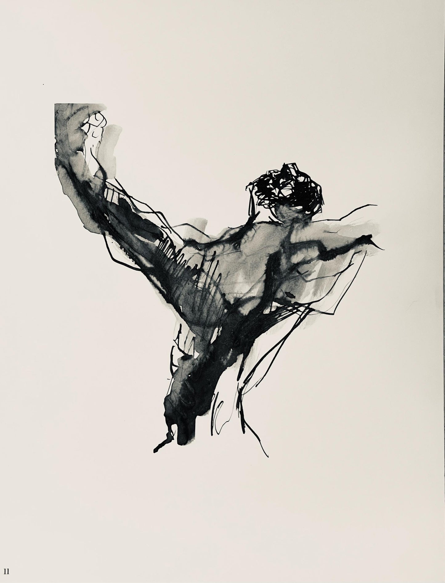 Abraham Rattner, Study For Job, Lithograph