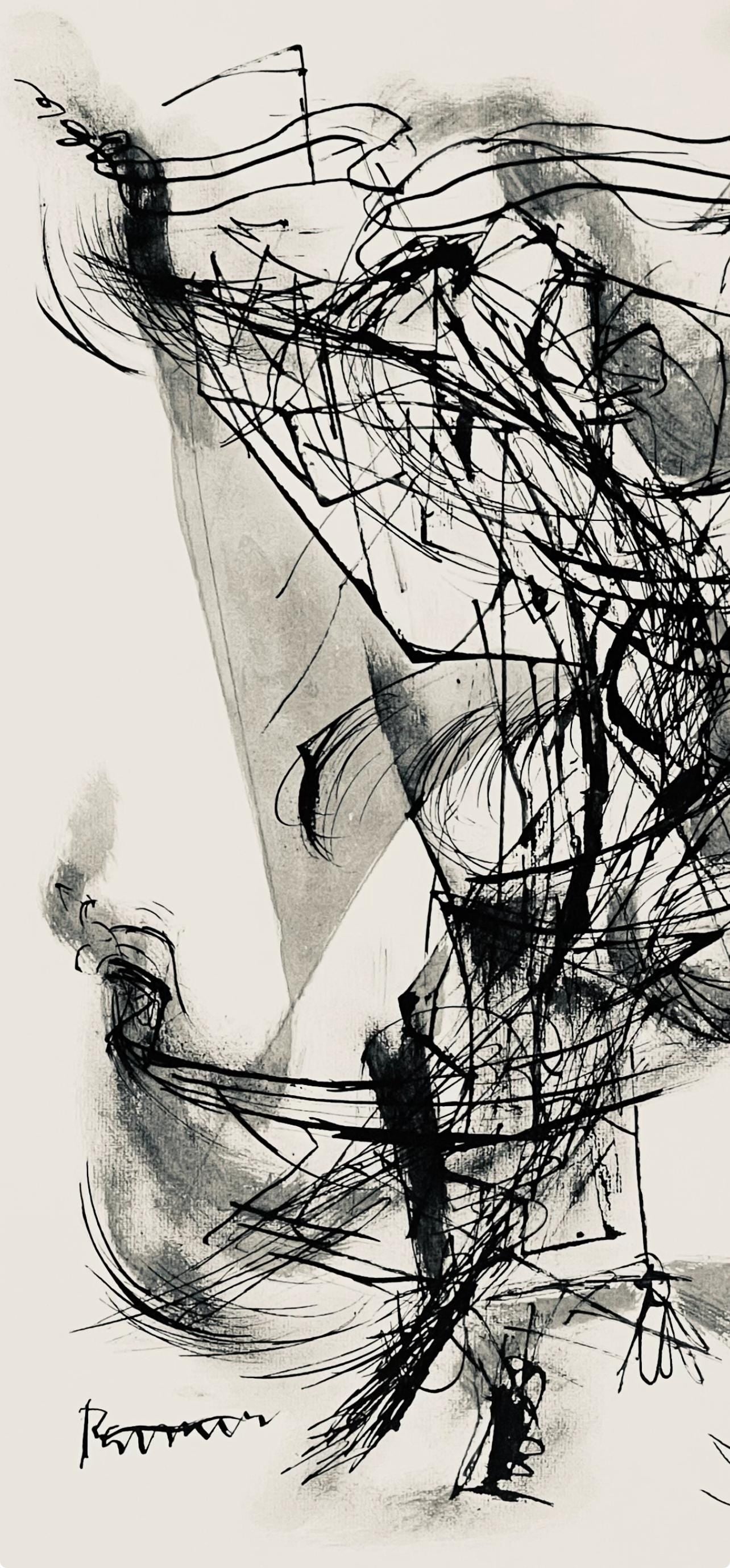 Abraham Rattner, Job, Lithograph
