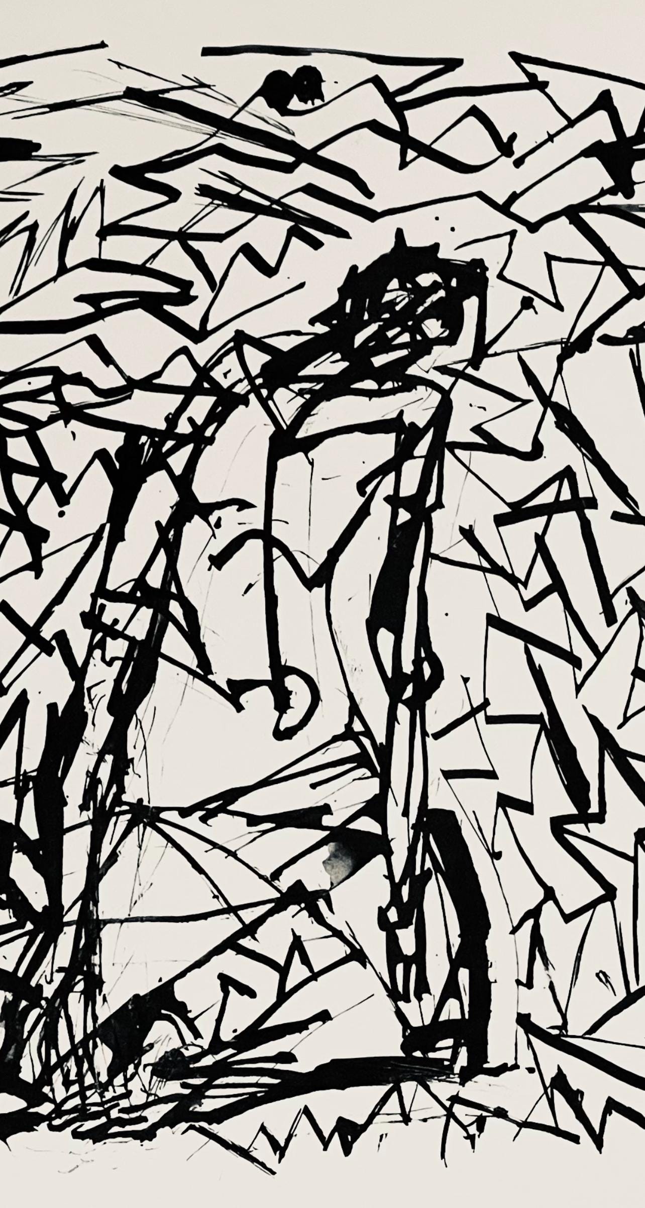 Abraham Rattner, Christ Surrounded By Thorn, Lithograph