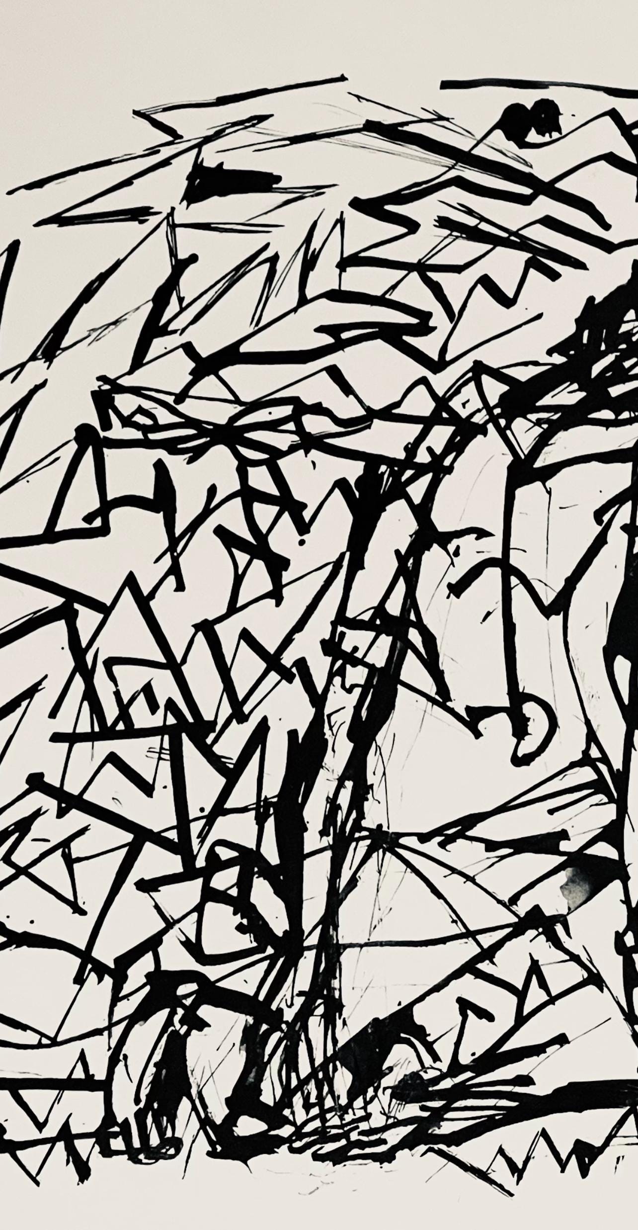 Abraham Rattner, Christ Surrounded By Thorn, Lithograph