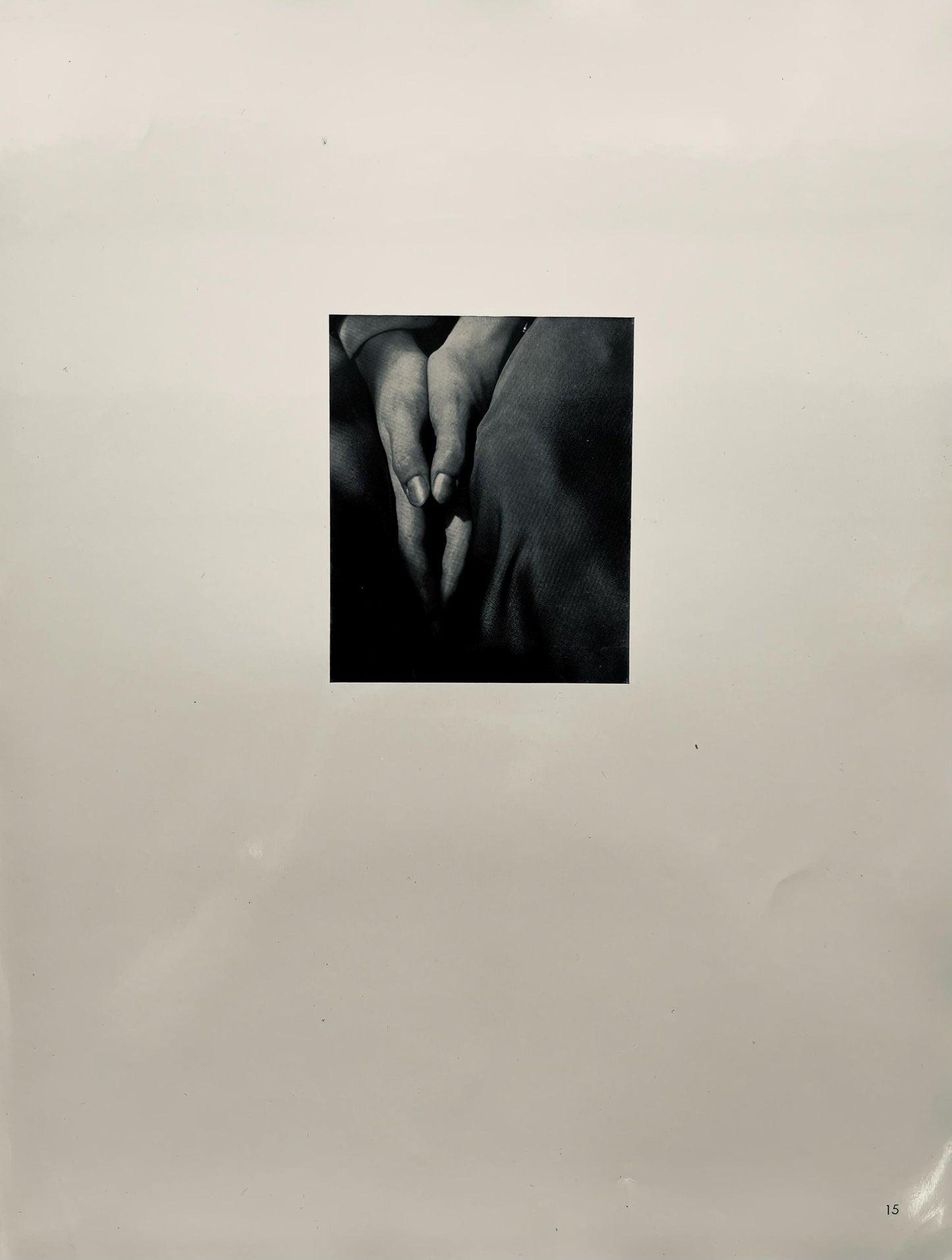 Alfred Stieglitz, Hands, Dorothy Norman, Alfred Stieglitz Memorial Portfolio 1864-1946, Halftone