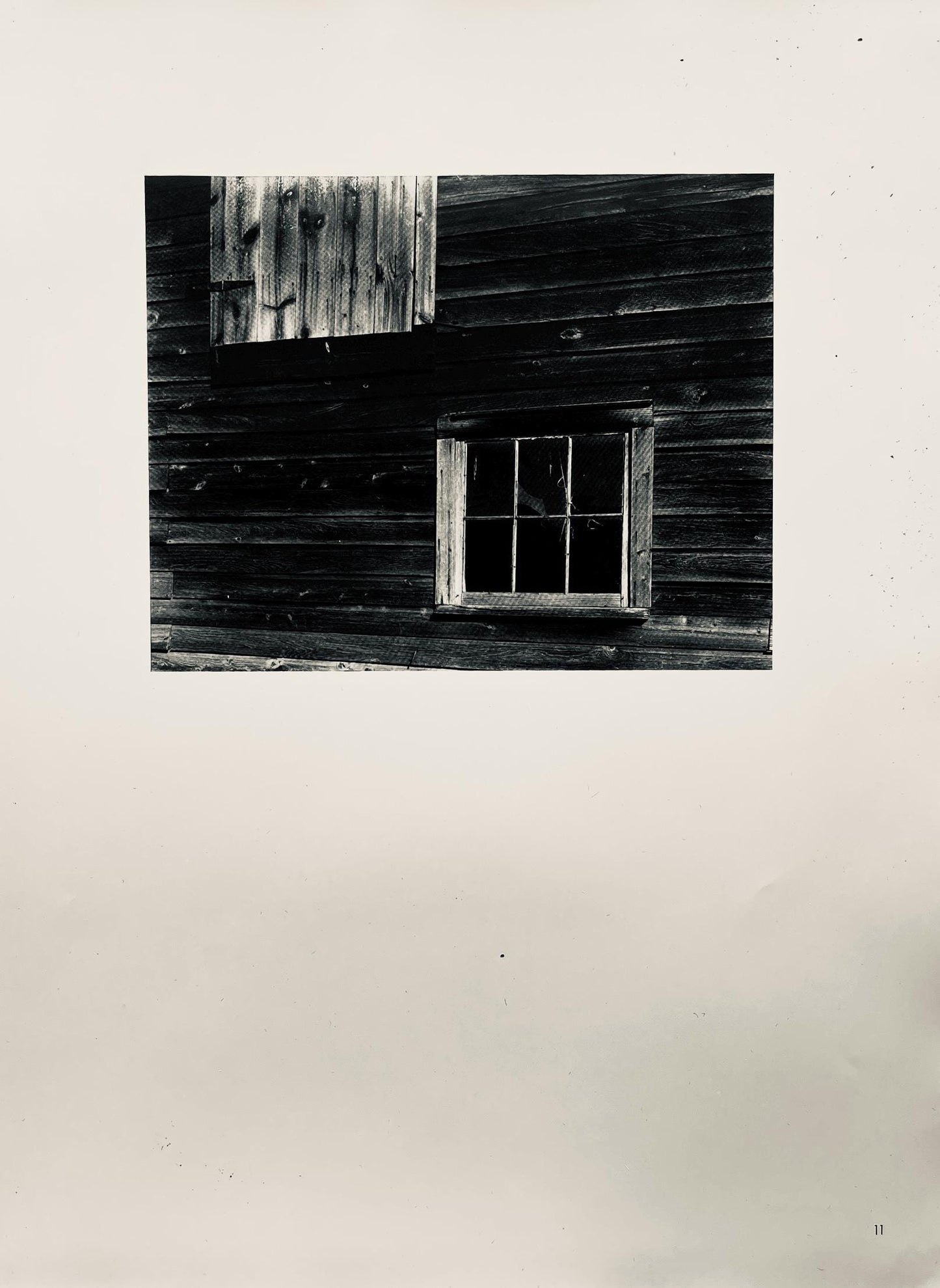 Alfred Stieglitz, Barn, Lake George, Alfred Stieglitz Memorial Portfolio 1864-1946, Halftone
