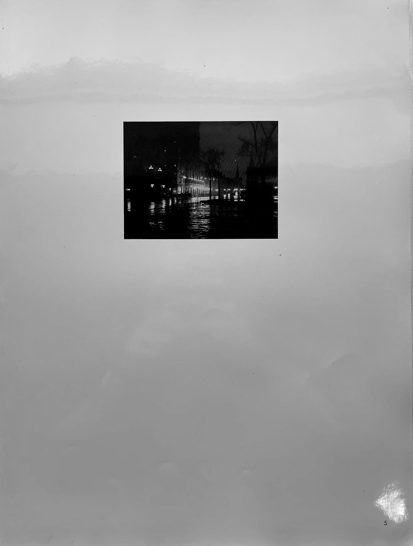 Alfred Stieglitz, Night, New York, Alfred Stieglitz Memorial Portfolio 1864-1946, Halftone