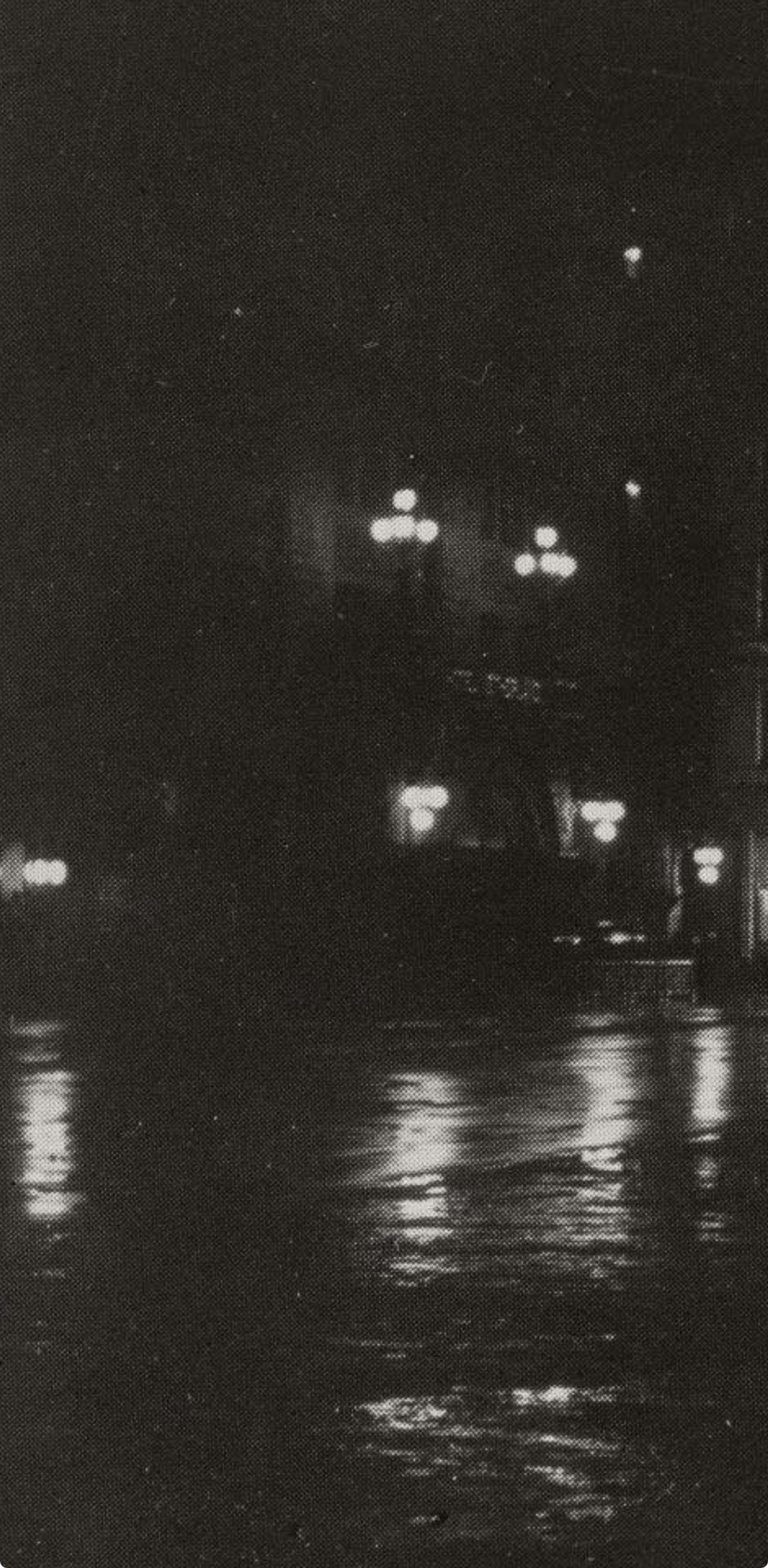 Alfred Stieglitz, Night, New York, Alfred Stieglitz Memorial Portfolio 1864-1946, Halftone