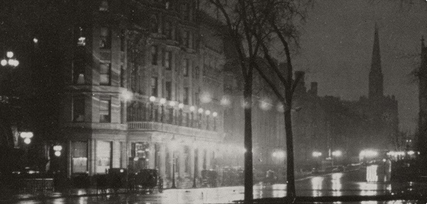 Alfred Stieglitz, Night, New York, Alfred Stieglitz Memorial Portfolio 1864-1946, Halftone