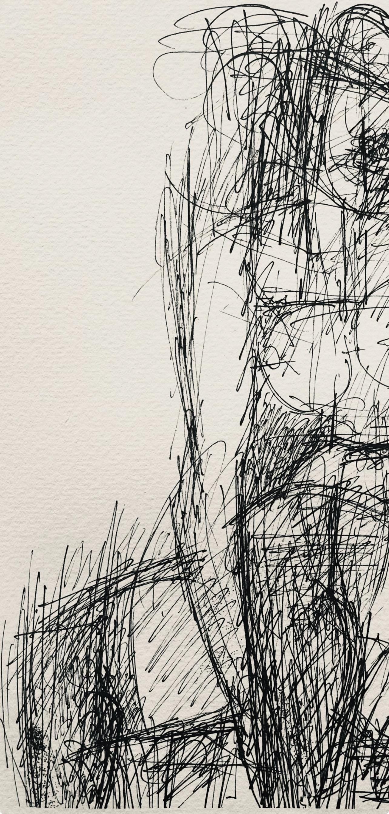 Marcel Gromaire, Composition, Gromaire, Lithograph