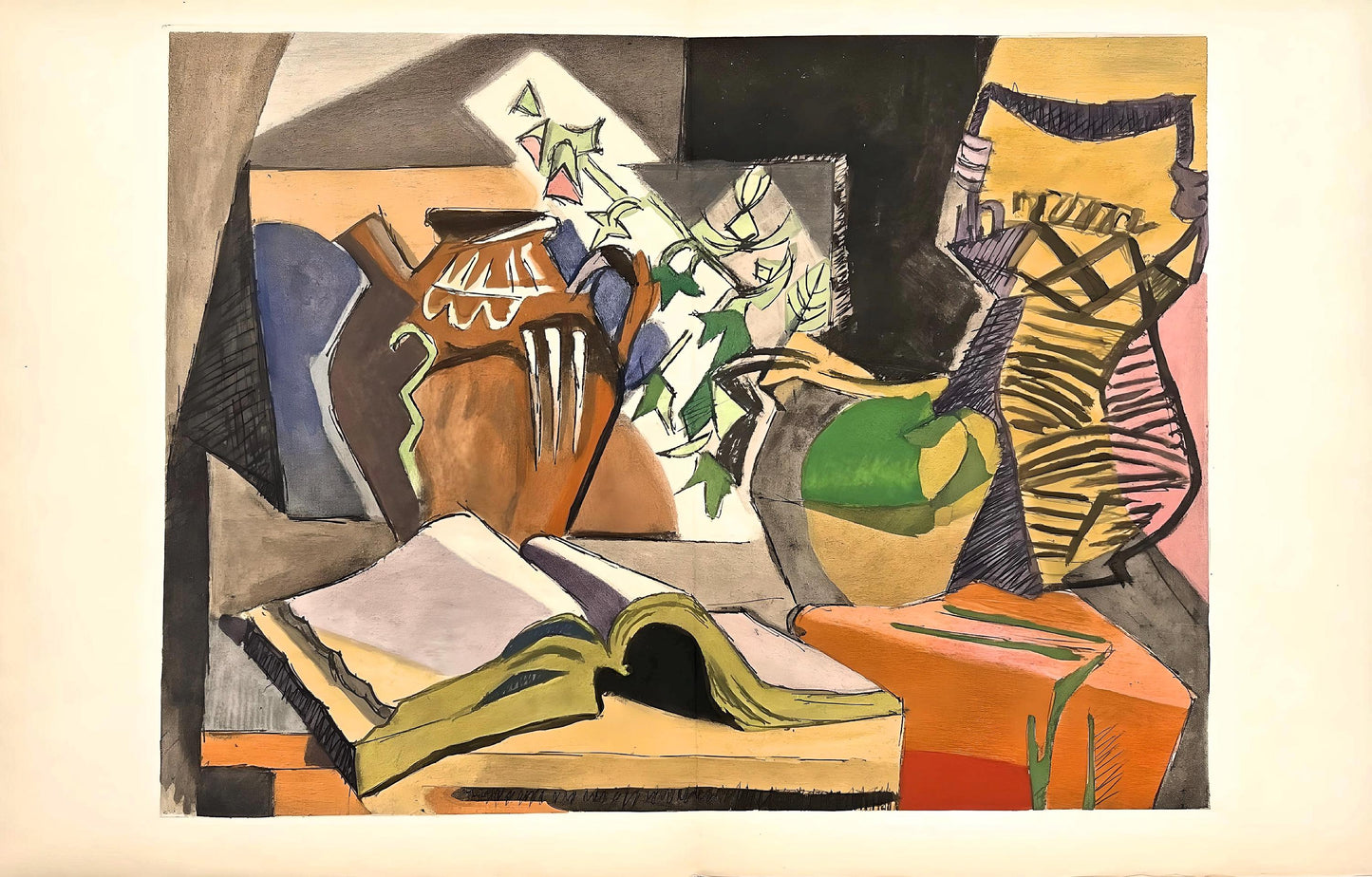 Andr Lhote, Composition, Loge De Andr Lhote, Lithograph