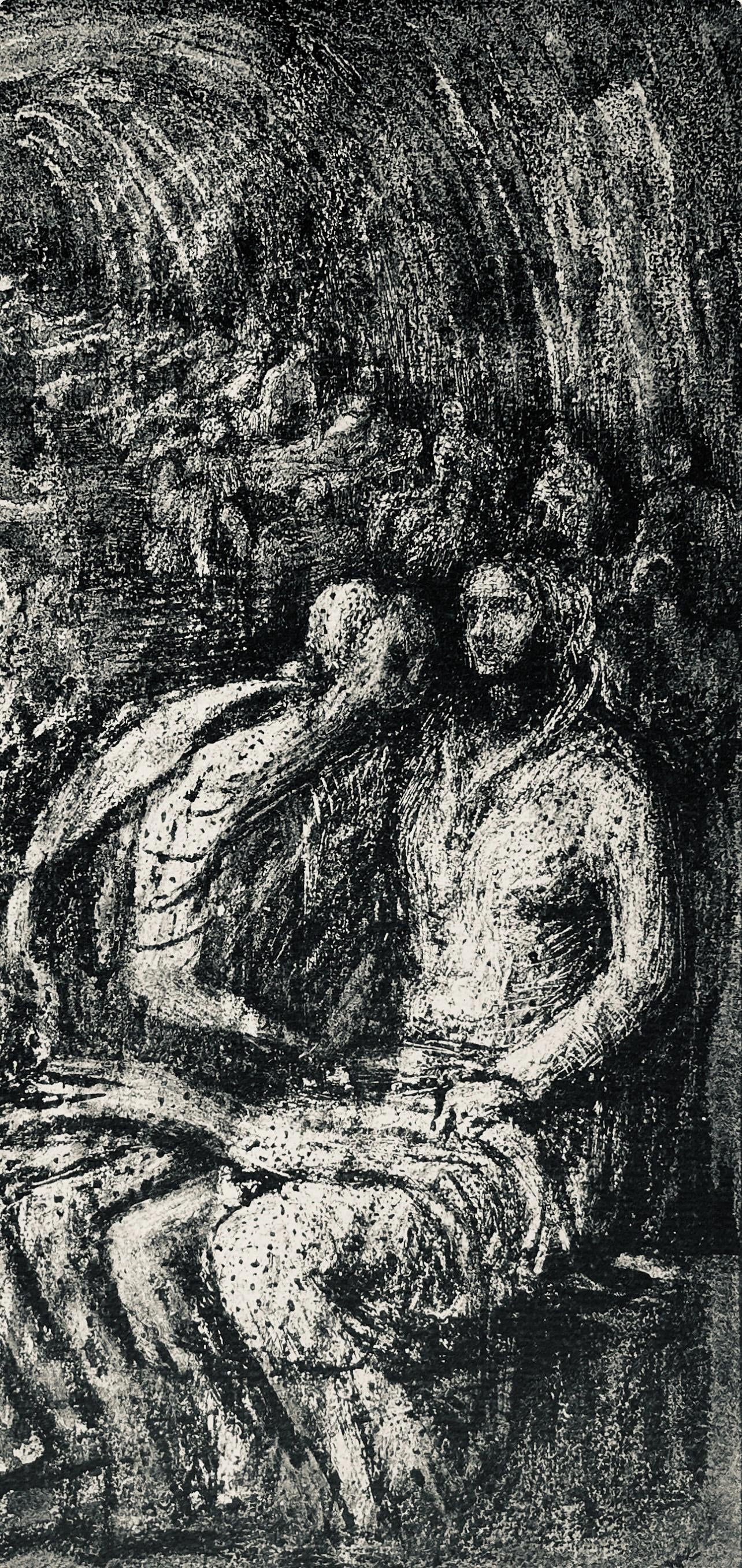 Henry Moore, Seated Women In A Tube Shelter, The Drawings Of Henry Moore, Lithograph