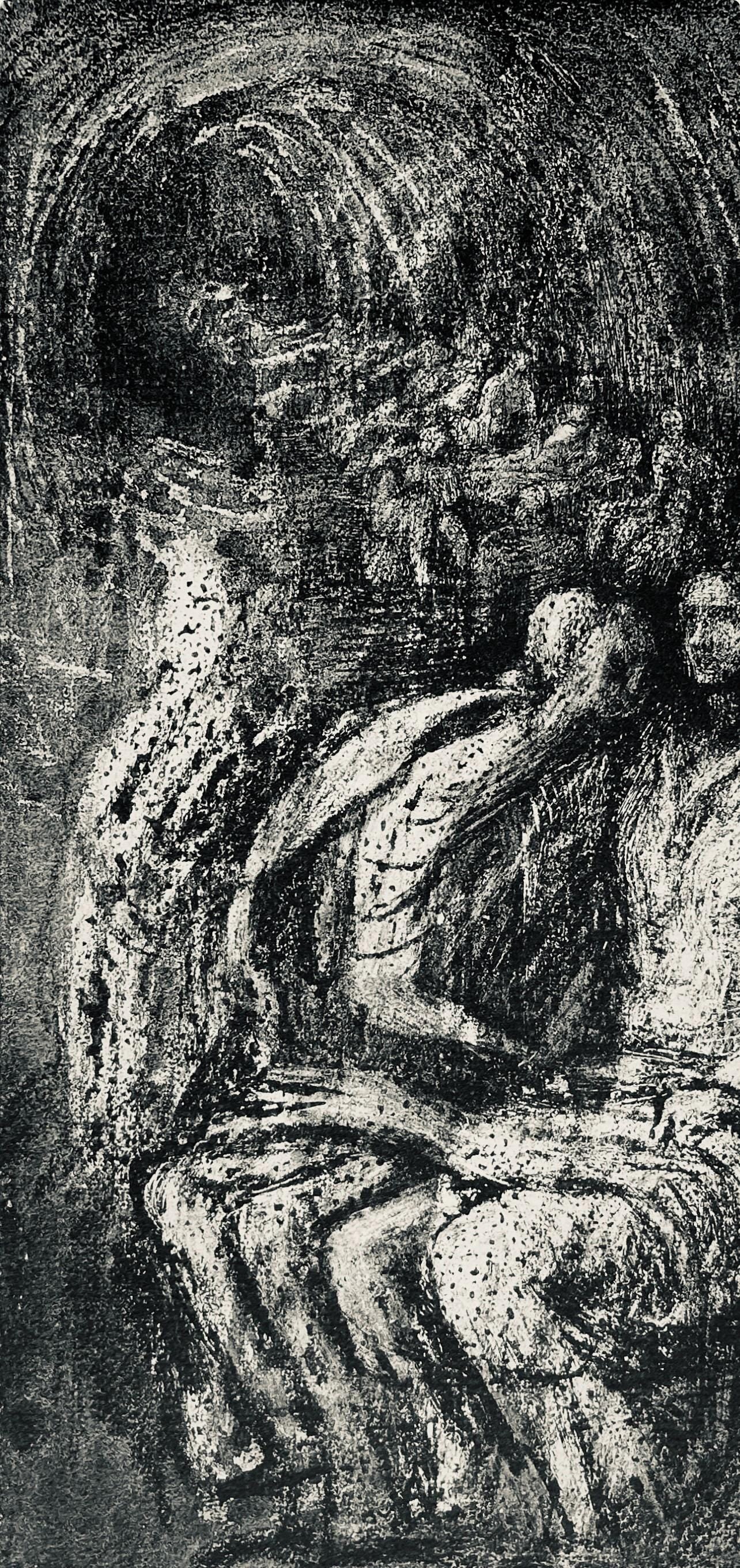 Henry Moore, Seated Women In A Tube Shelter, The Drawings Of Henry Moore, Lithograph