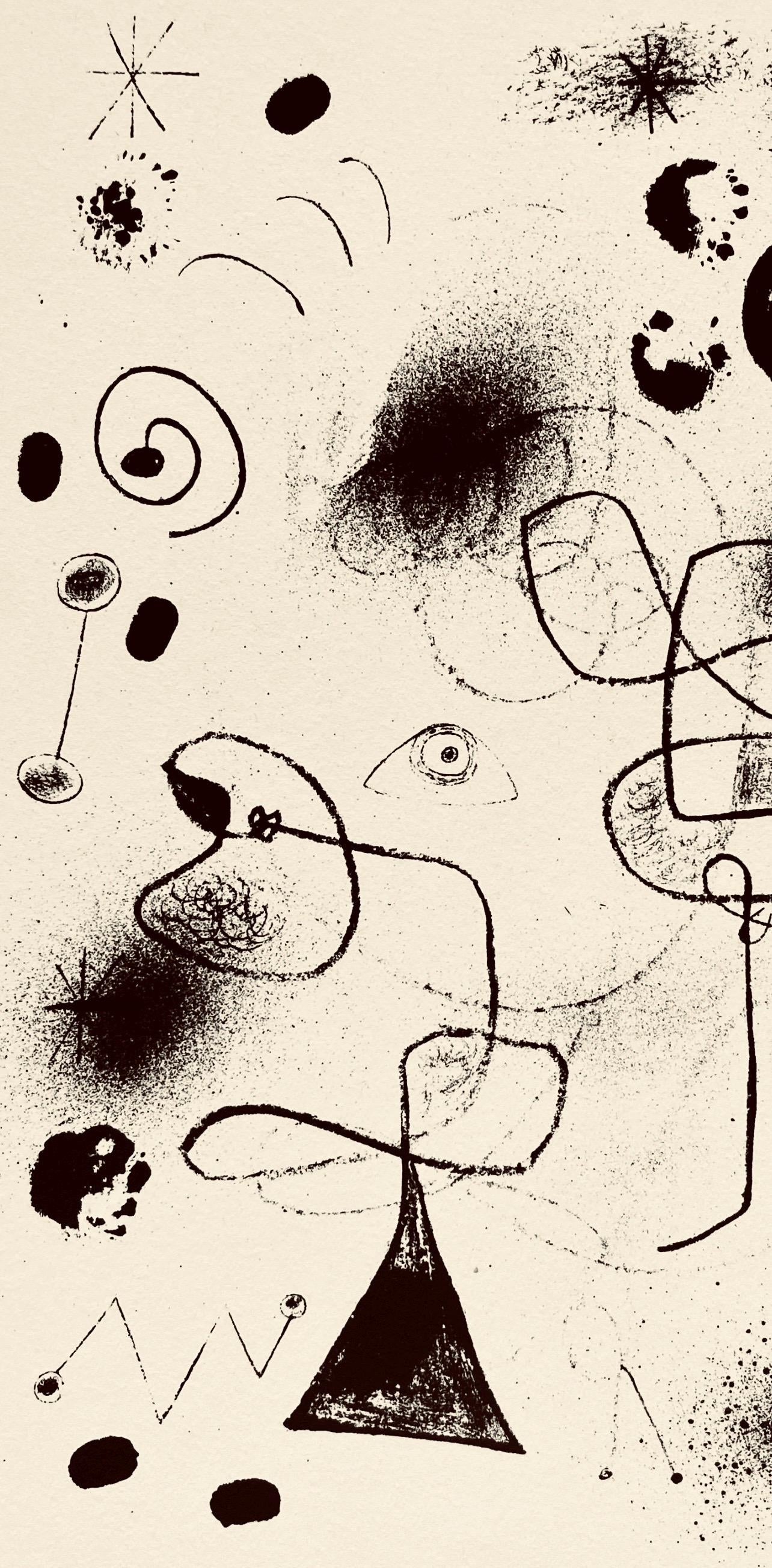 Joan Mir, Composition, The Prints Of Joan Miro, Etching