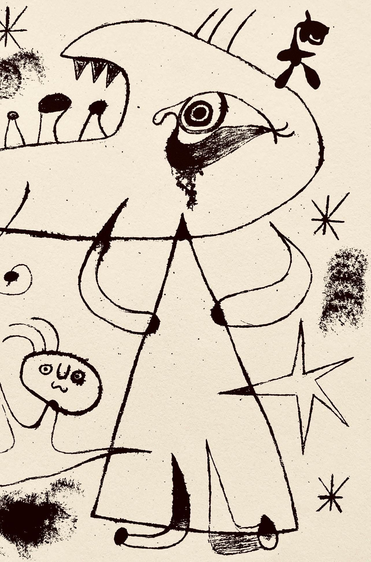 Joan Mir, Composition, The Prints Of Joan Miro, Etching