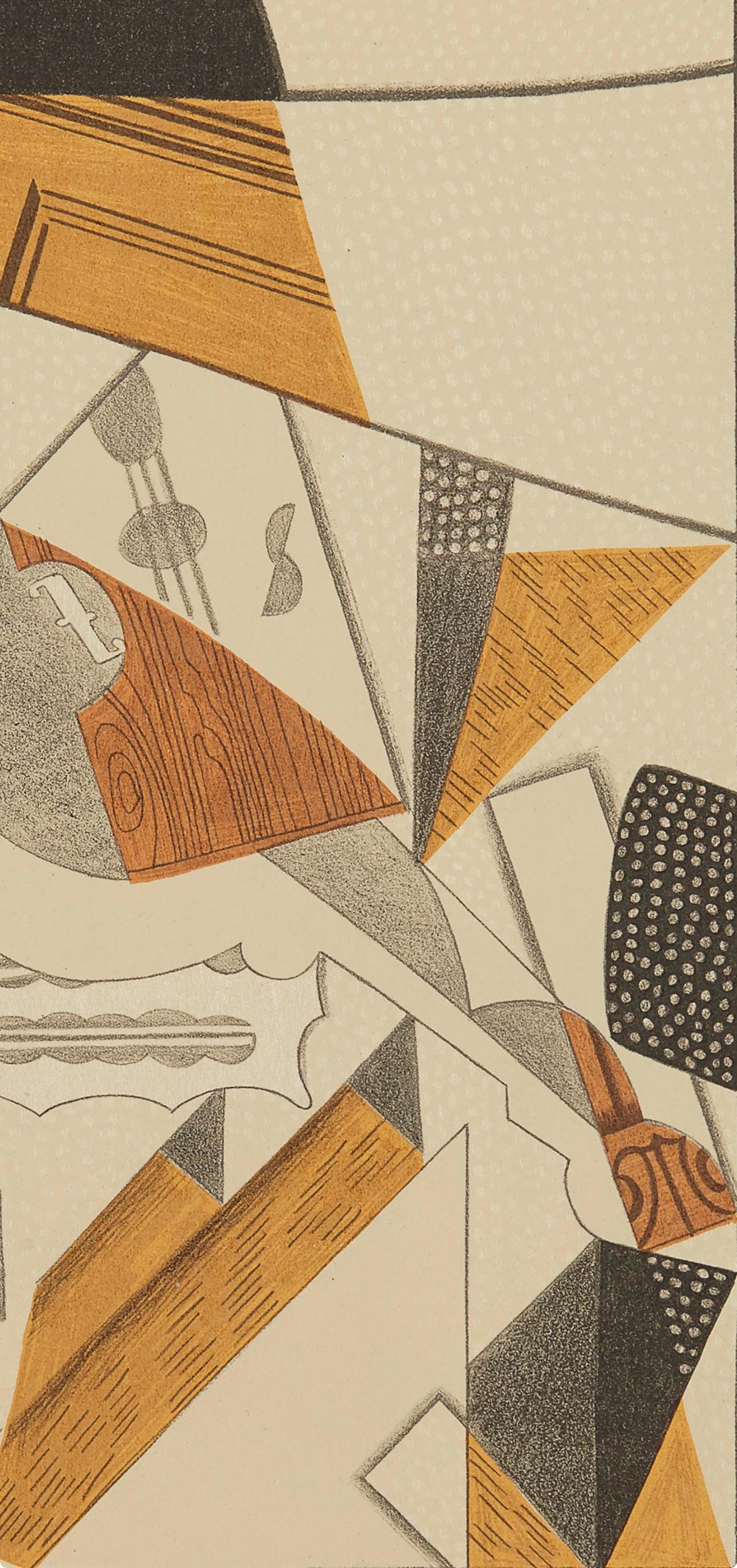 Juan Gris, Violon (Kahnweiler 1969), Au Soleil Du Plafond, Lithograph