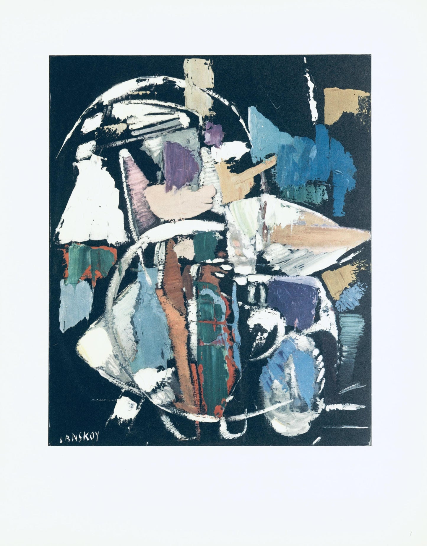 Andr Lanskoy, Composition, Andr Lanskoy, Peintres D'Aujourd'Hui, Lithograph