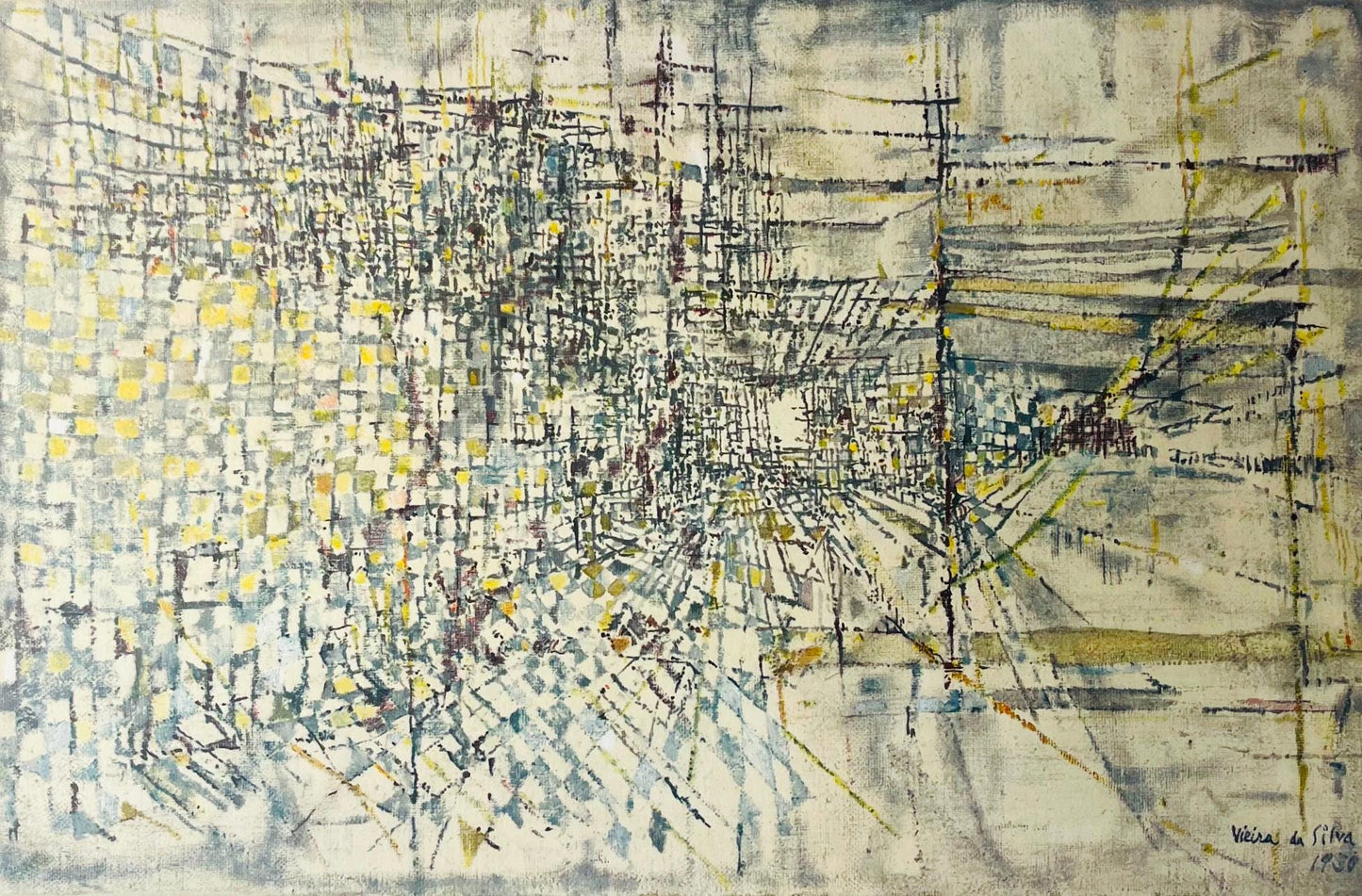 Vieira Da Silva, Composition, Vieira Da Silva, Peintres D'Aujourd'Hui, Lithograph