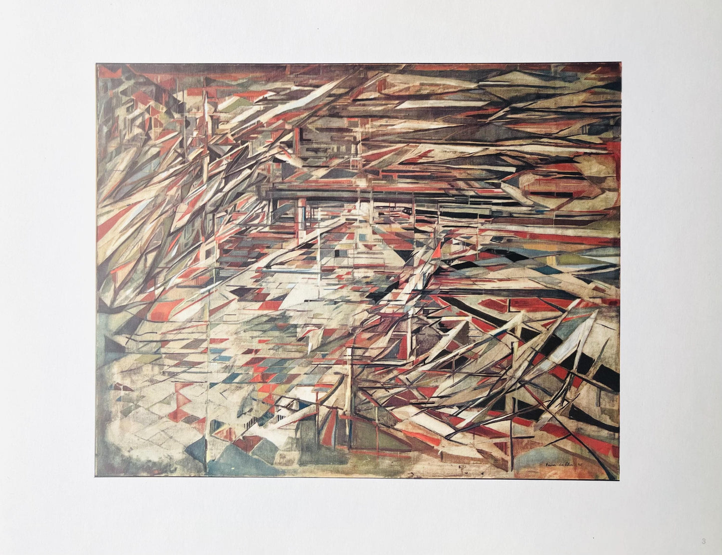 Vieira Da Silva, Composition, Vieira Da Silva, Peintres D'Aujourd'Hui, Lithograph