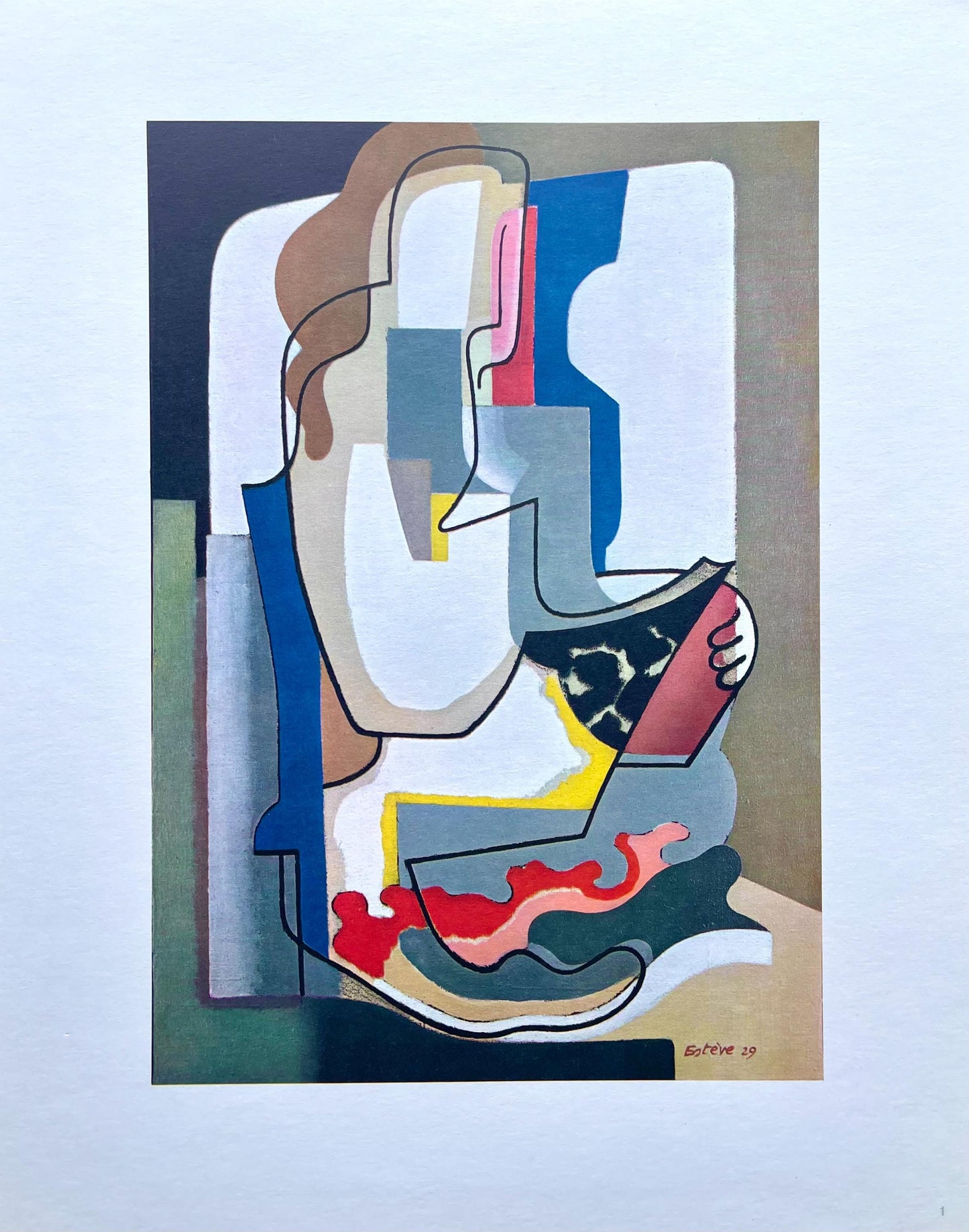 Maurice Estve, Composition, Maurice Estve, Peintres D'Aujourd'Hui, Lithograph