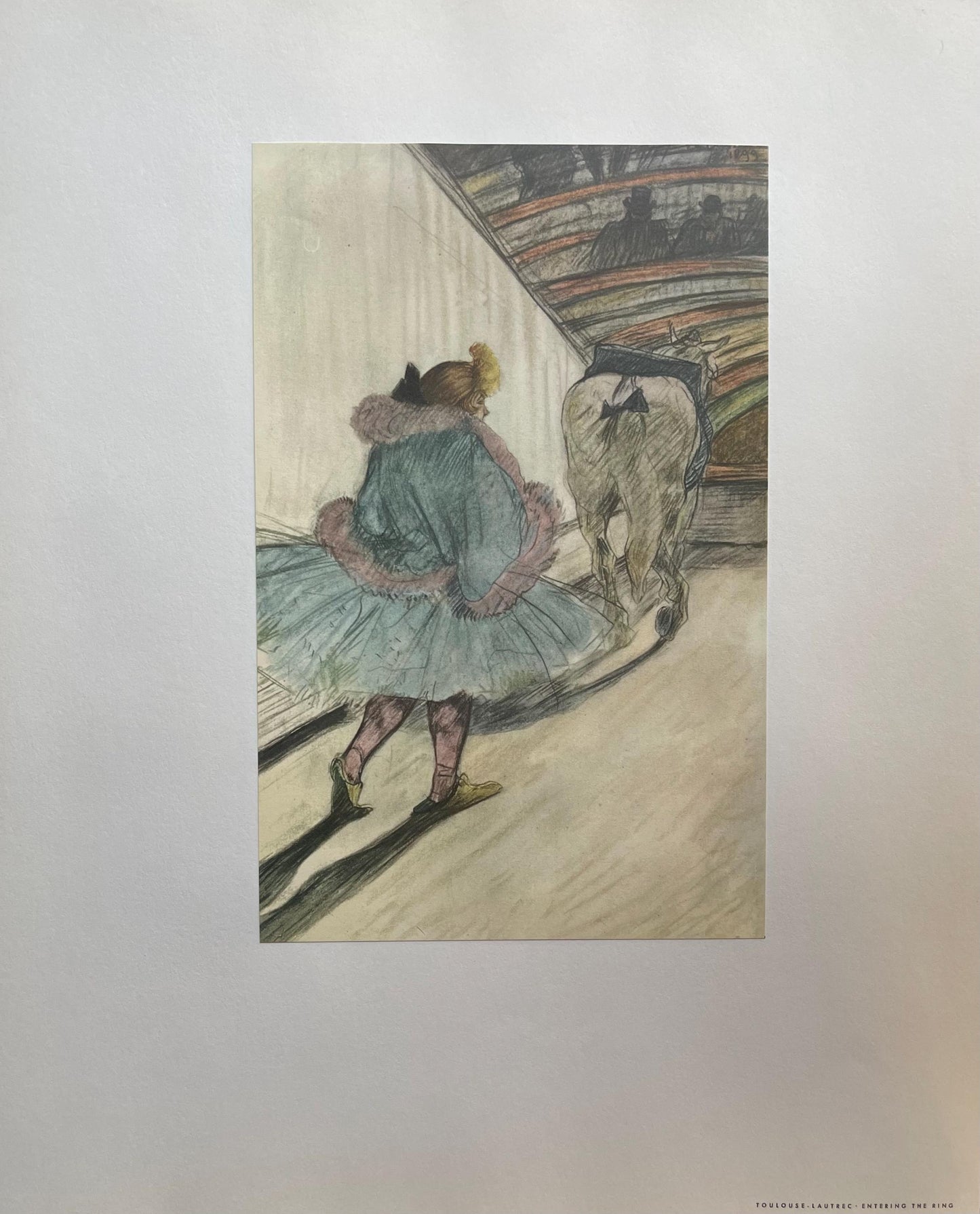 Henri De Toulouse-Lautrec, Entering The Ring, Henri De Toulouse-Lautrec, At The Circus, Lithograph