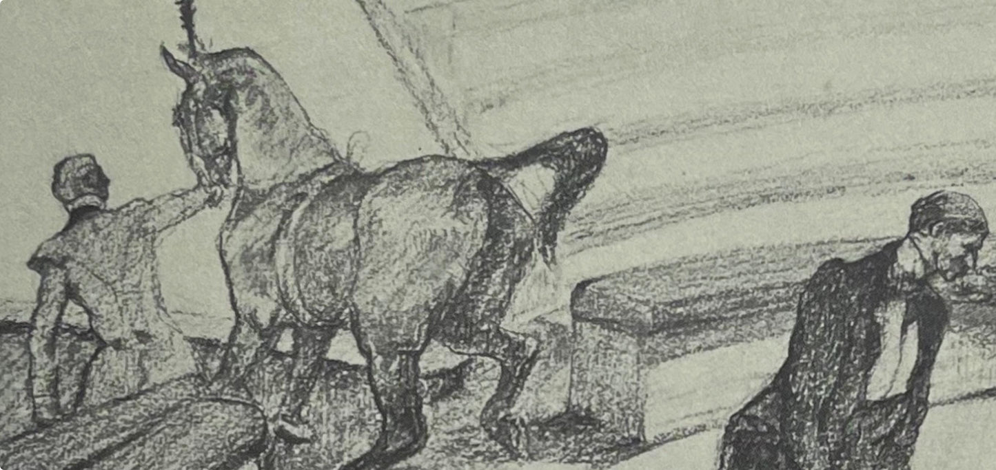Henri De Toulouse-Lautrec, Performing Horses, Henri De Toulouse-Lautrec, At The Circus, Lithograph