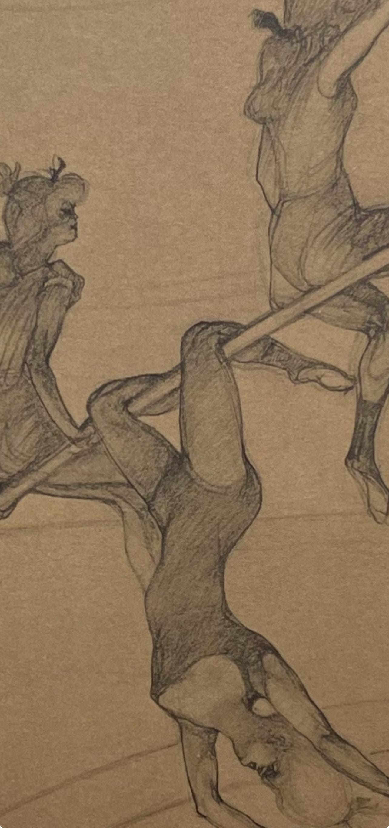 Henri De Toulouse-Lautrec, The Flying Trapeze, Henri De Toulouse-Lautrec, At The Circus, Lithograph