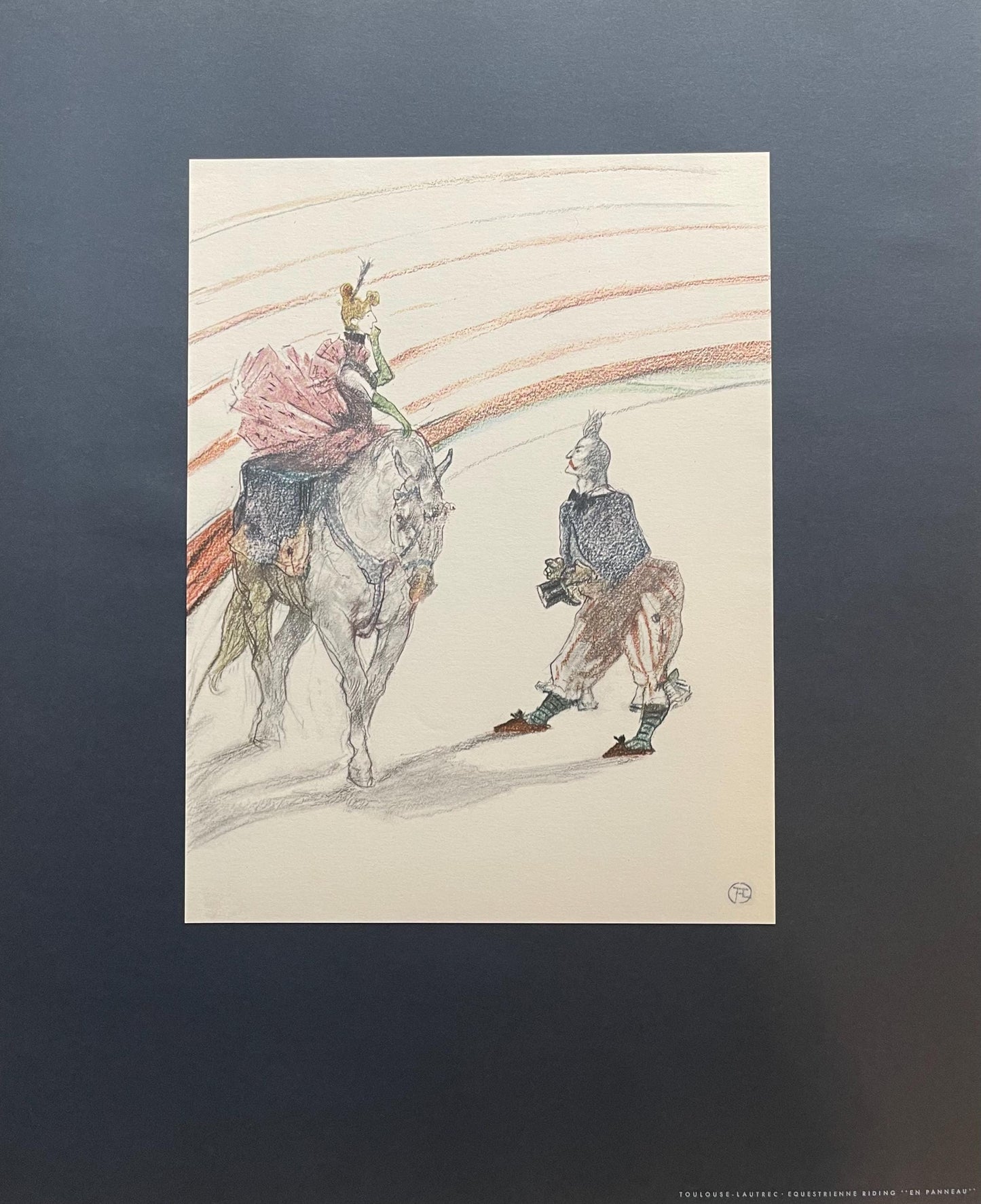 Henri De Toulouse-Lautrec, Equestrienne Riding "En Panneau", Henri De Toulouse-Lautrec, At The