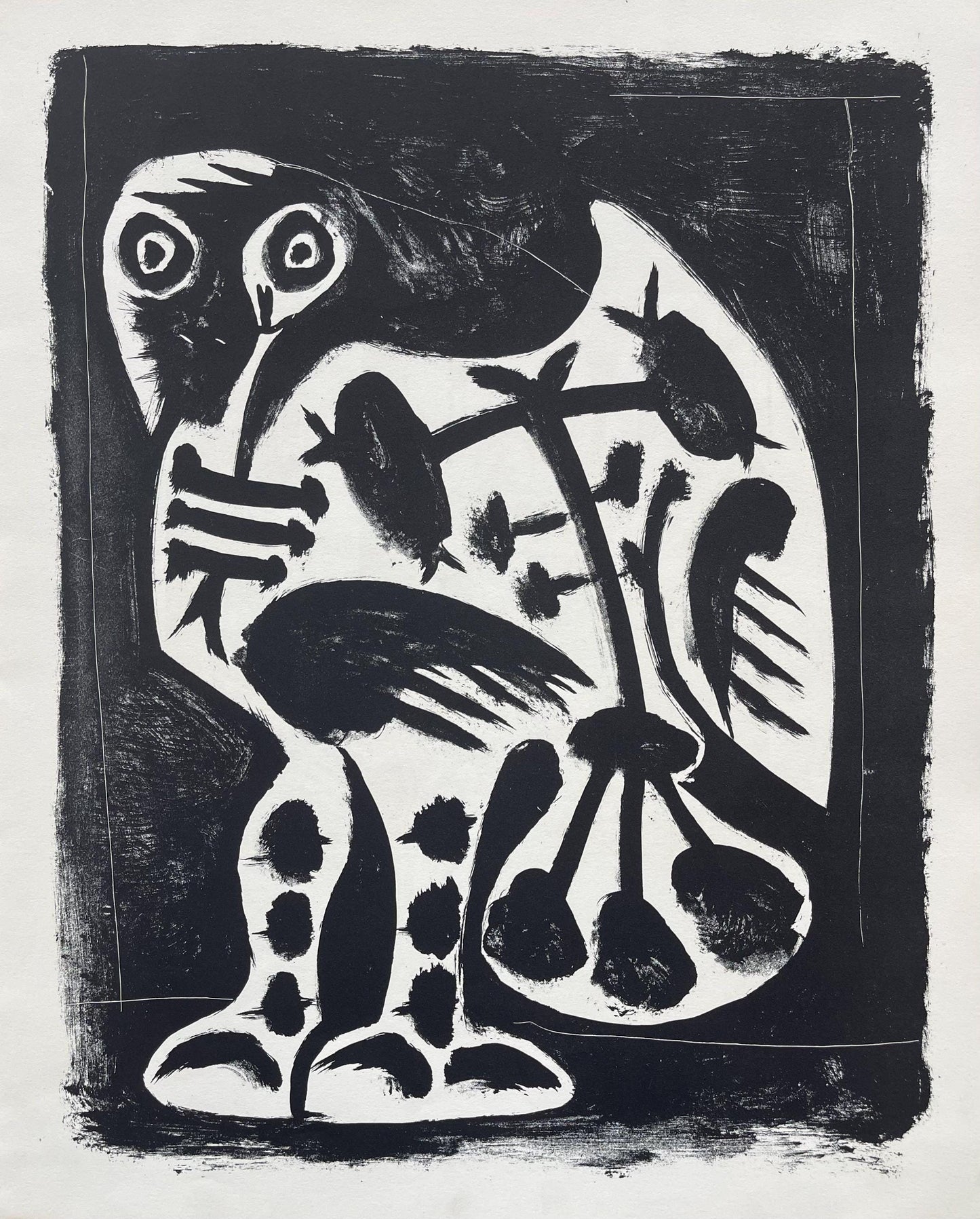 Pablo Picasso, Composition, Picasso Lithographs Since 1945, Cincinnati Art Museum, Lithograph