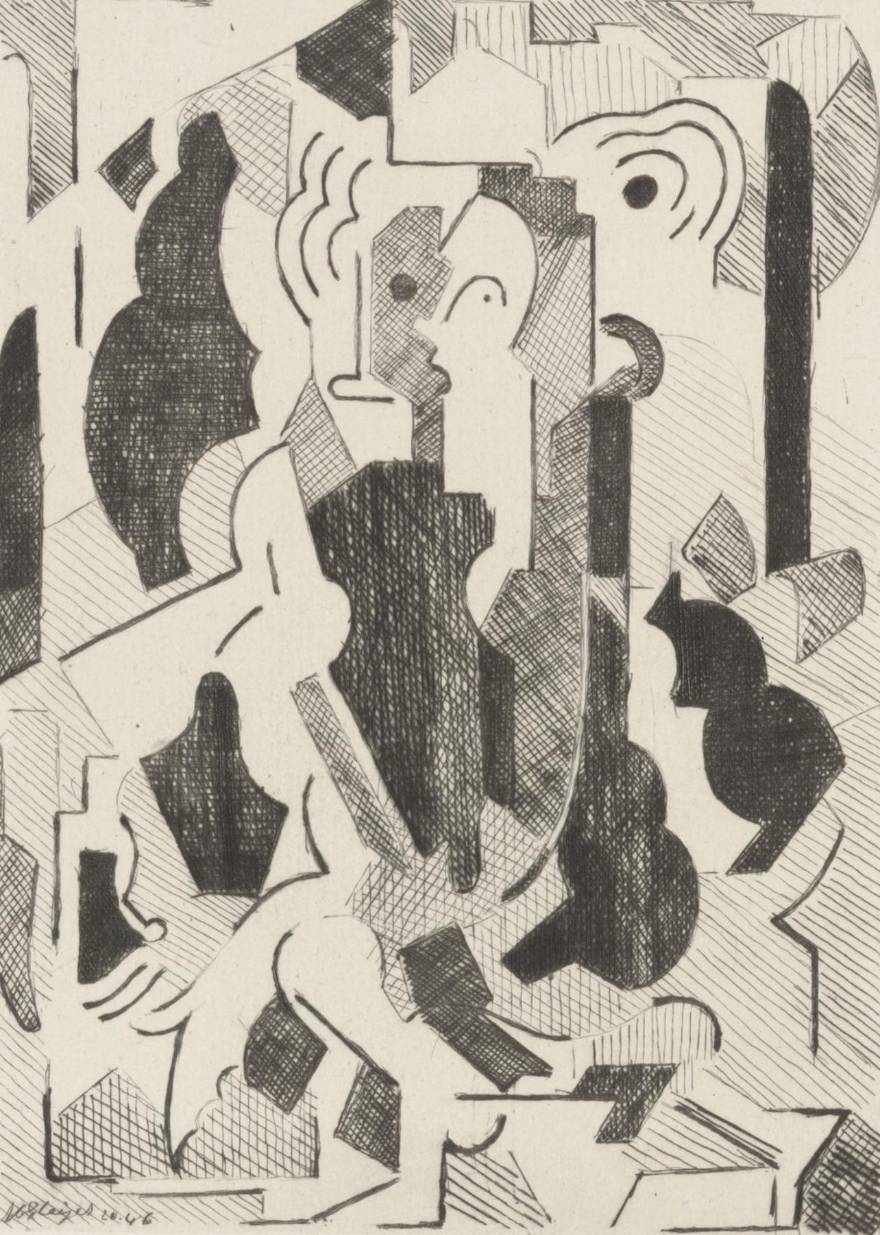 Albert Gleizes, Composition, Du Cubisme, Etching