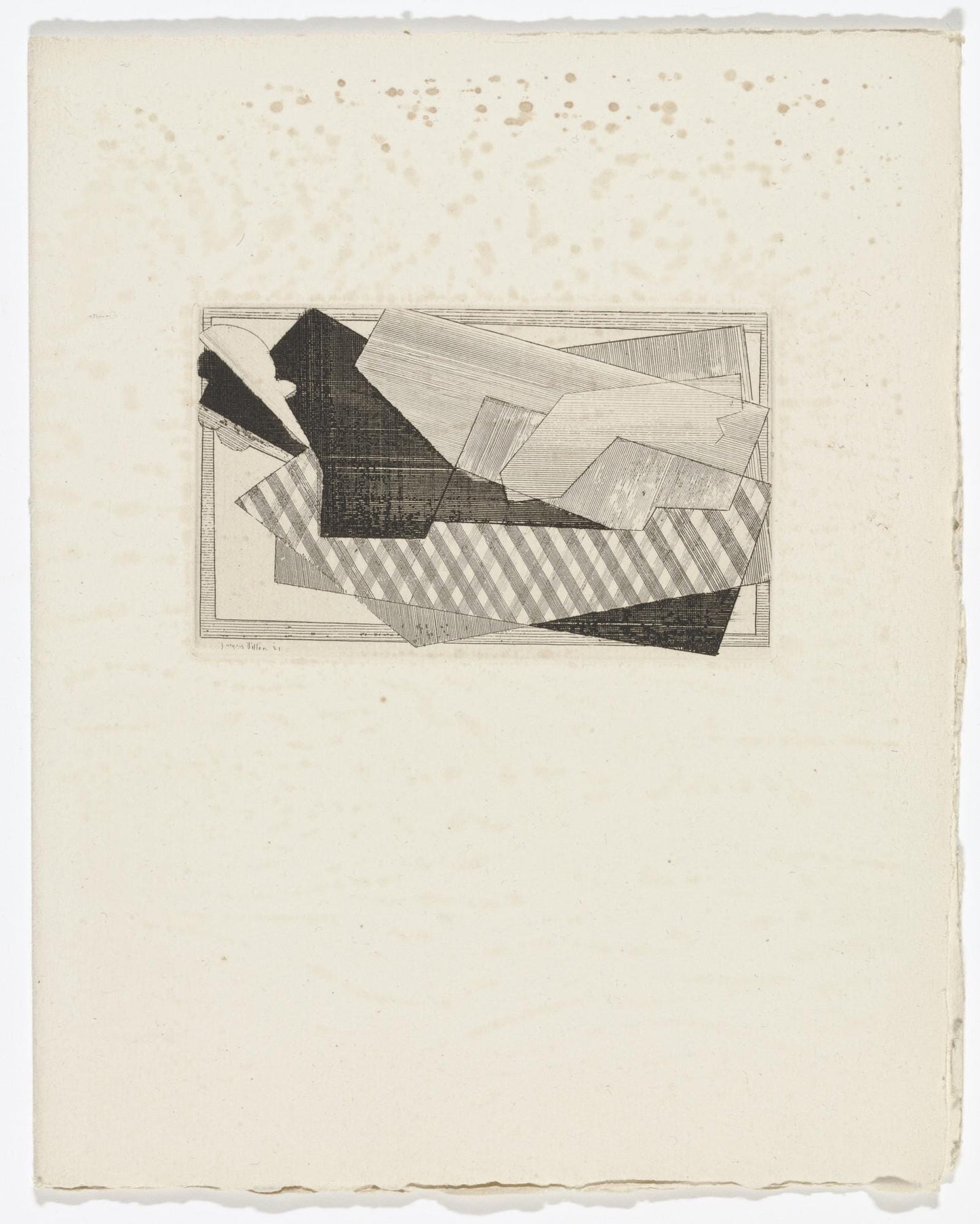 Jacques Villon, Le Cheval, Du Cubisme, Etching