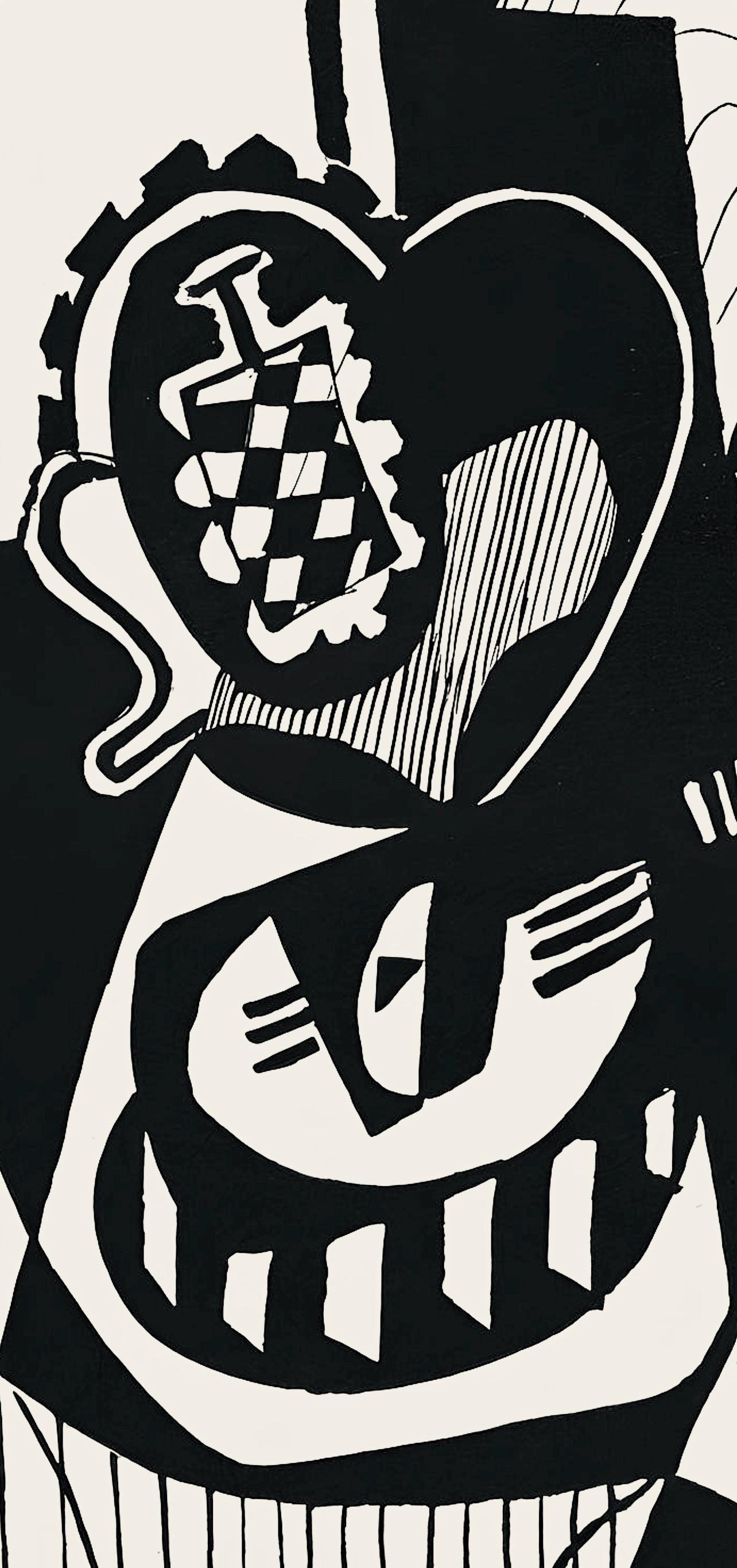 Pablo Picasso, Composition (Monod 10485), Hlne Chez Archive De Illustrations De Pablo Picasso,