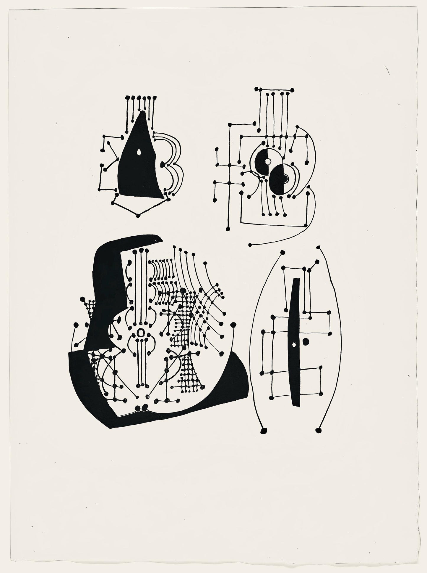 Pablo Picasso, Composition (Monod 10485), Hlne Chez Archive De Illustrations De Pablo Picasso,