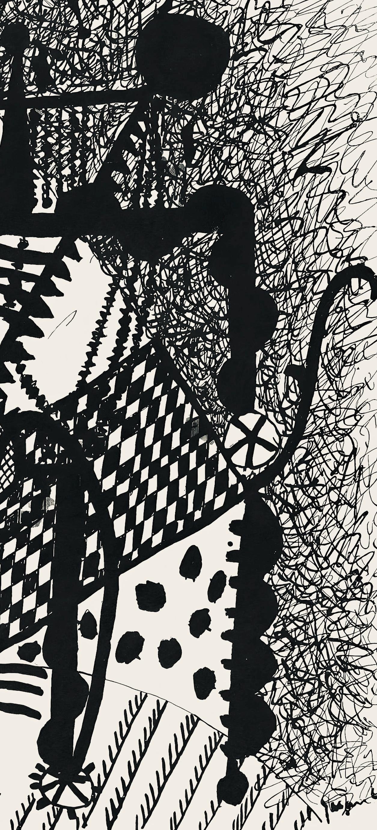Pablo Picasso, Composition (Monod 10485), Hlne Chez Archive De Illustrations De Pablo Picasso,