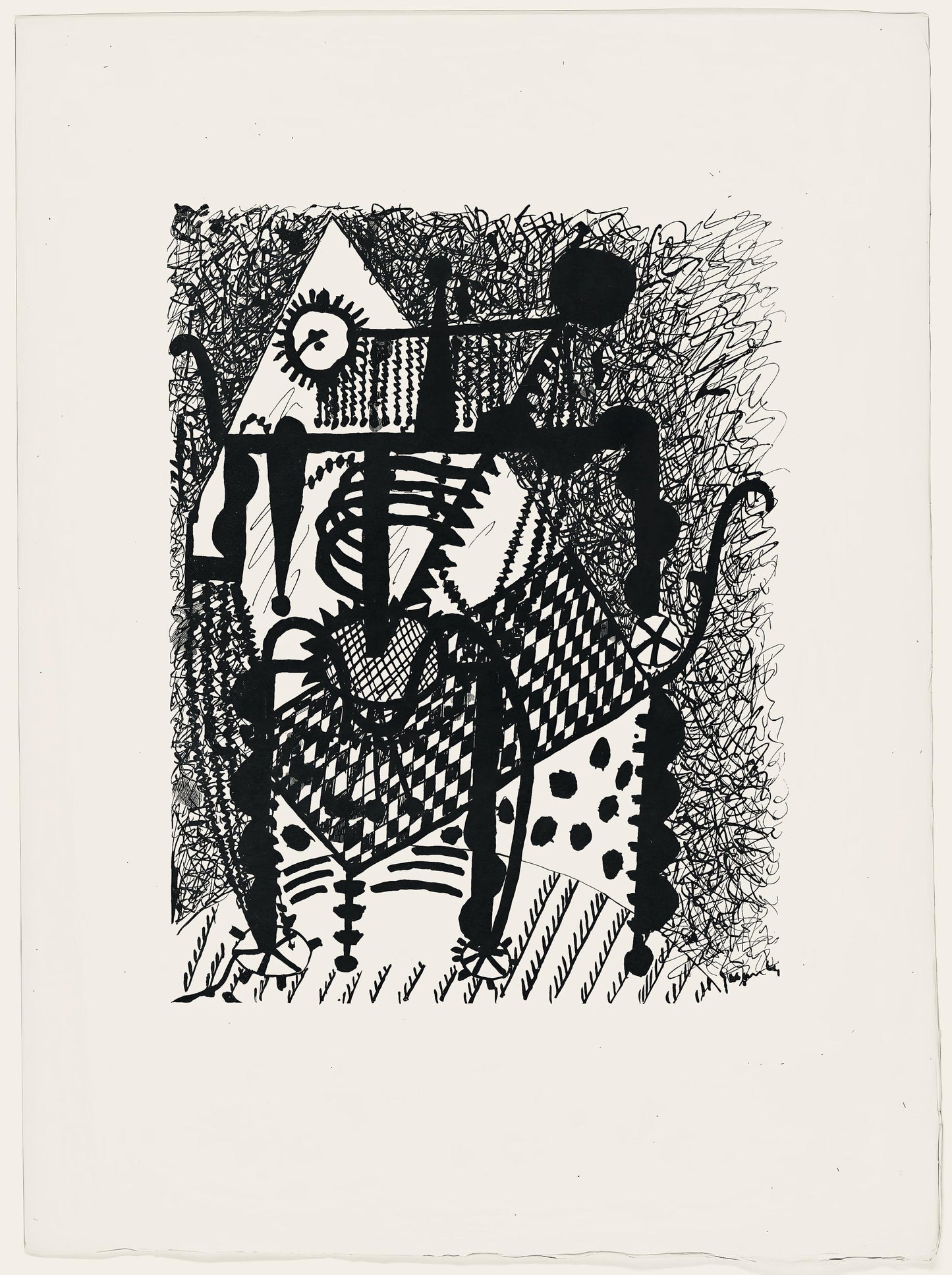 Pablo Picasso, Composition (Monod 10485), Hlne Chez Archive De Illustrations De Pablo Picasso,