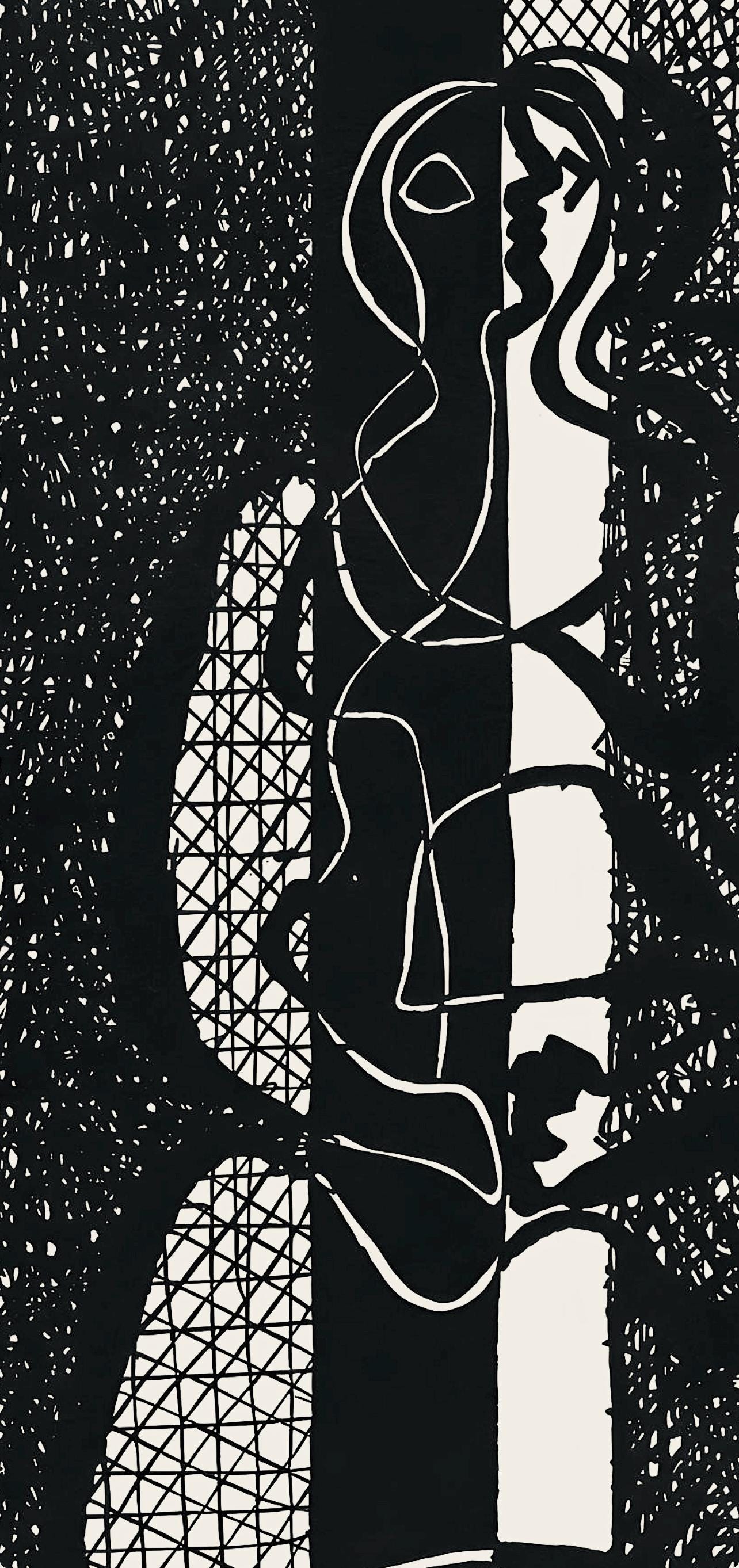 Pablo Picasso, Composition (Monod 10485), Hlne Chez Archive De Illustrations De Pablo Picasso,