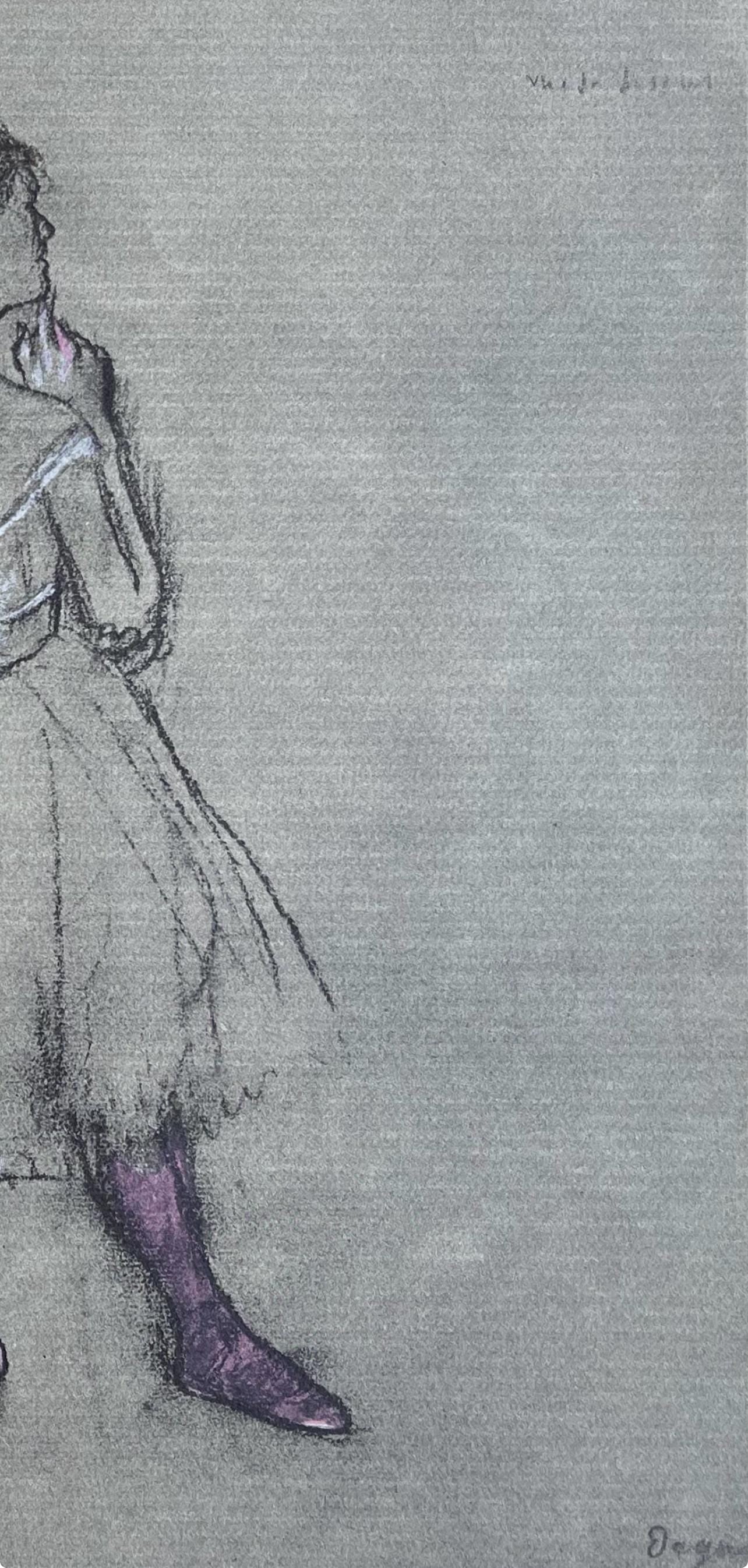 Edgar Degas, Three Dancers, Lithograph