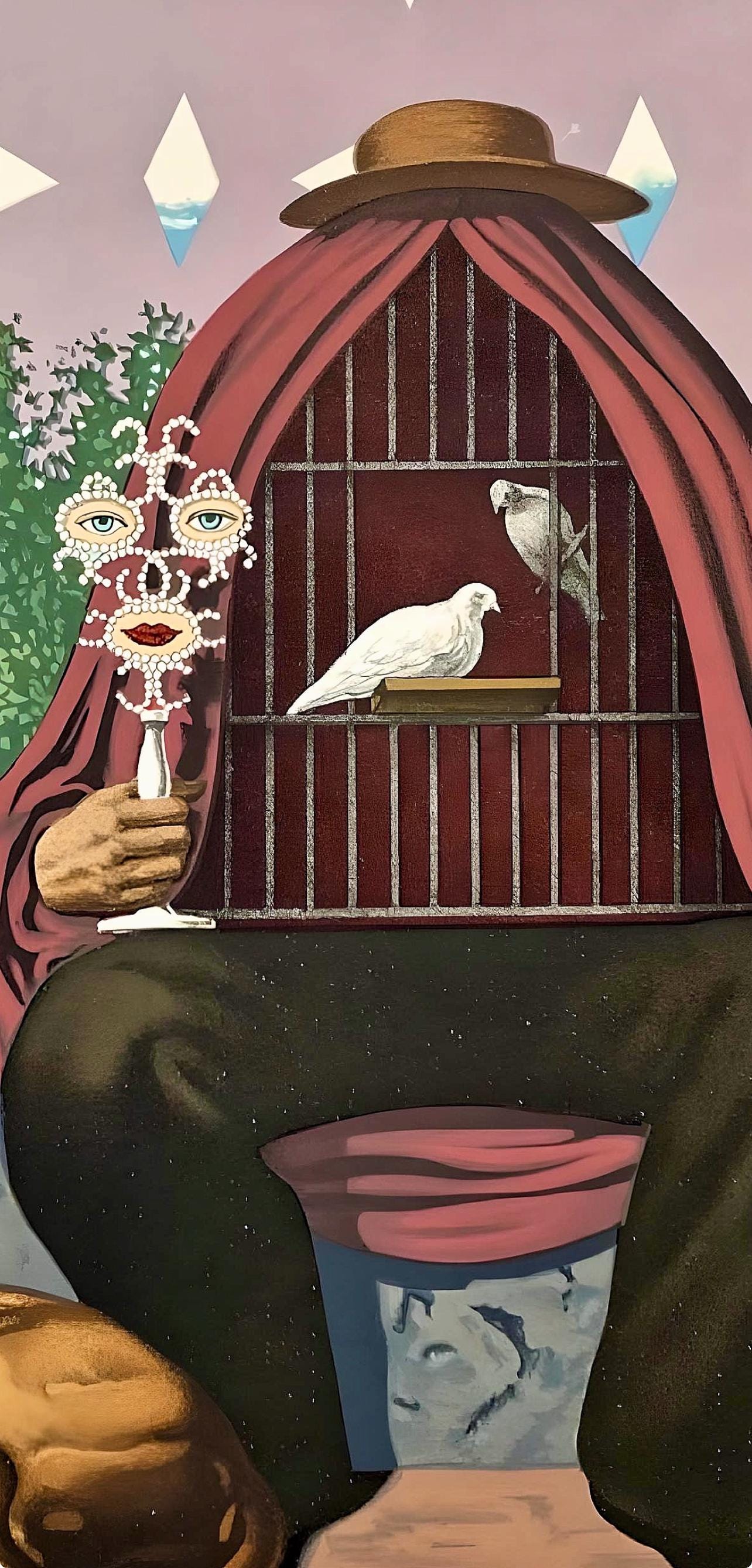 Ren Magritte, Deux Tourterelles, Dans La Chaude Pnombre De Leur Maison, Les Enfants Trouvs De