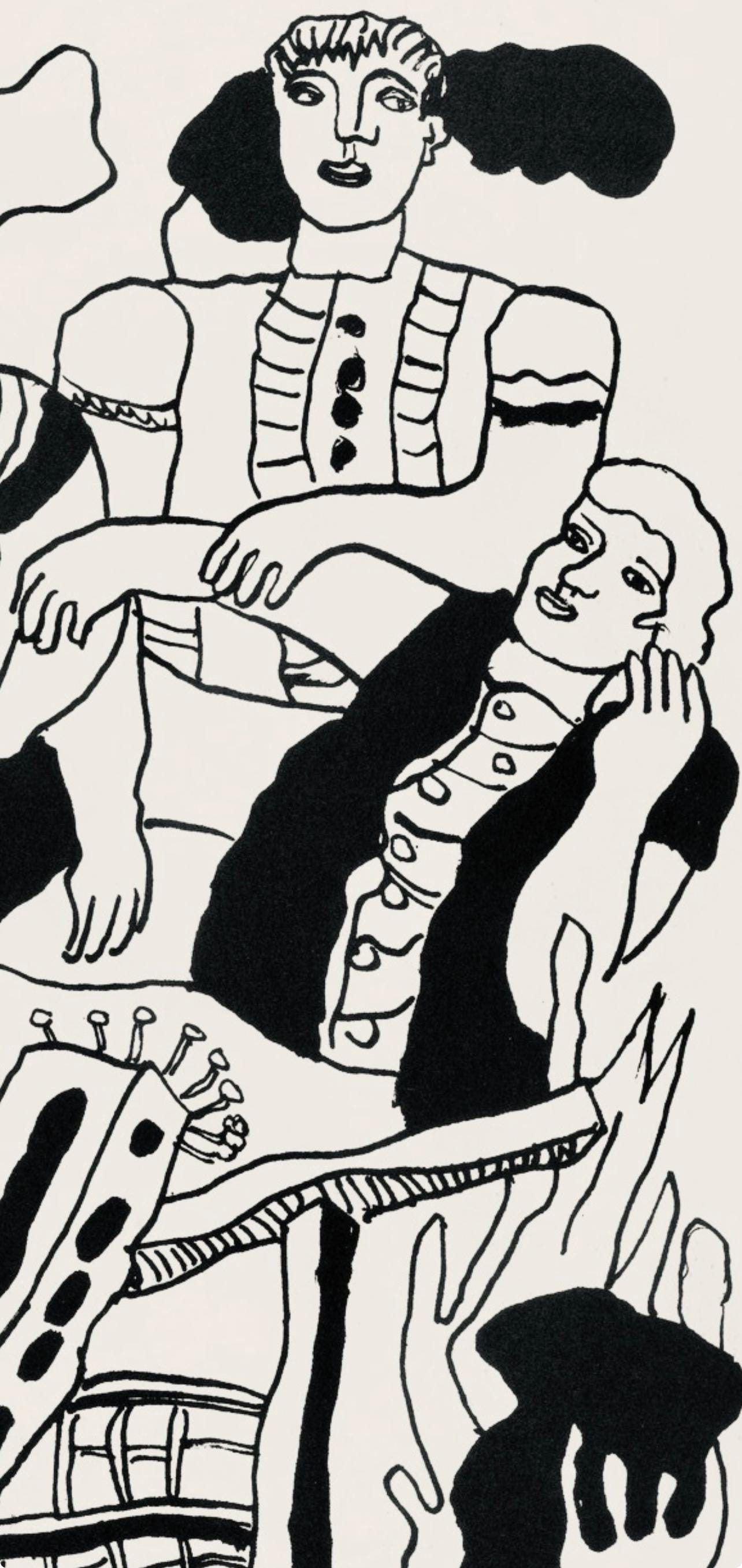 Fernand Lger, Composition, Cirque, Lithographies Originales, Lithograph
